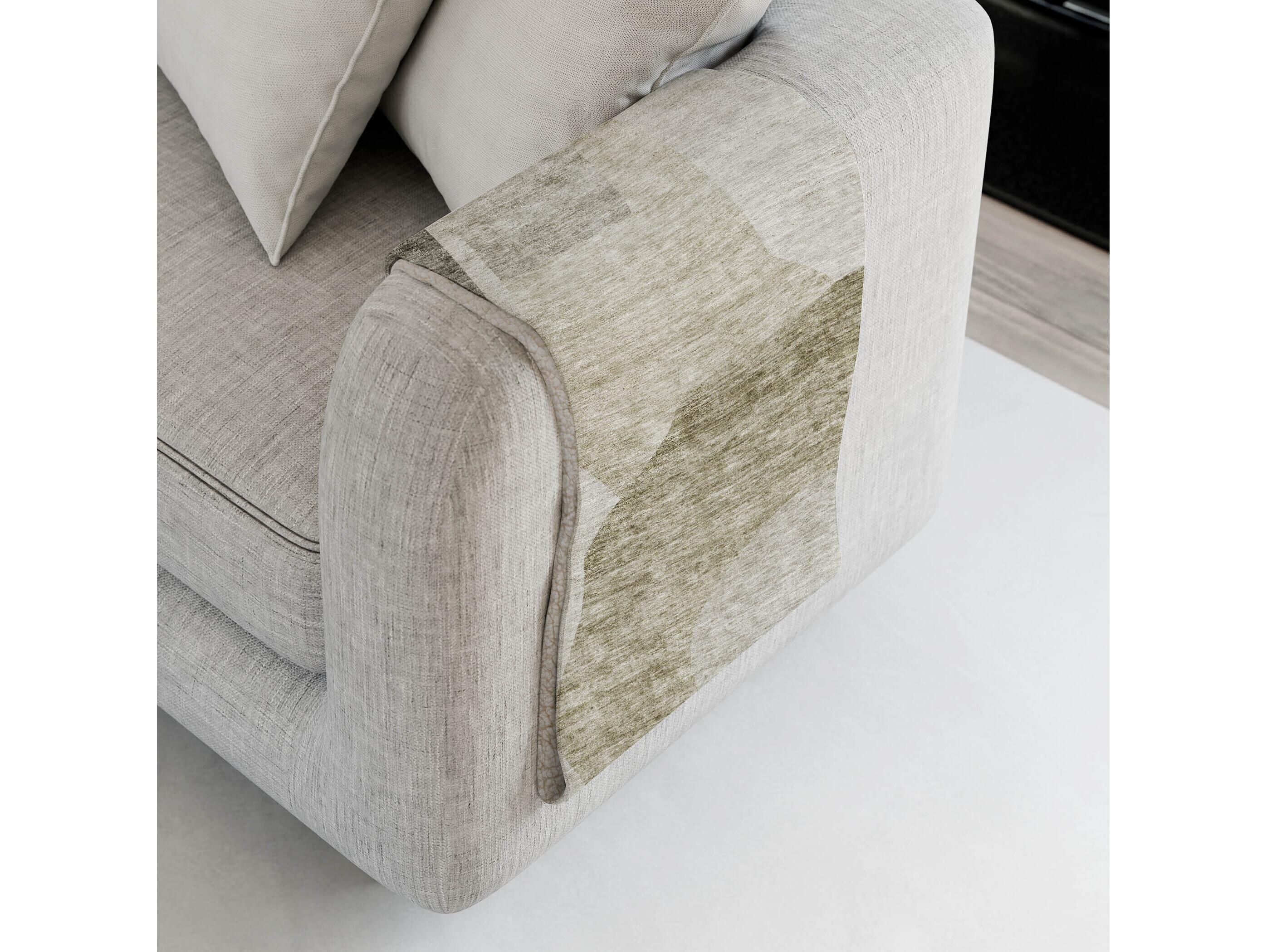 Dalyn Sherpa Brown Polyester Throw