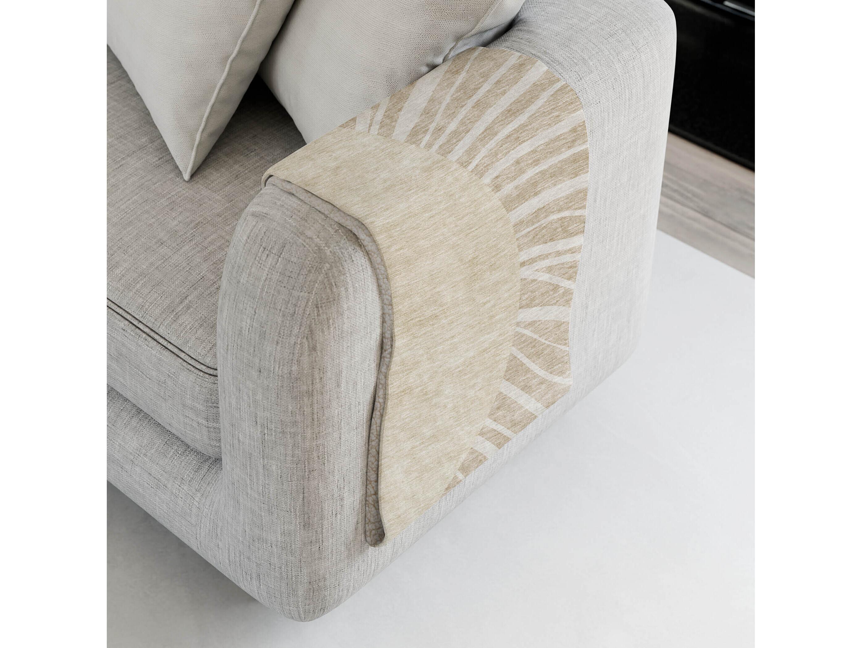 Dalyn Sherpa Brown Polyester Throw