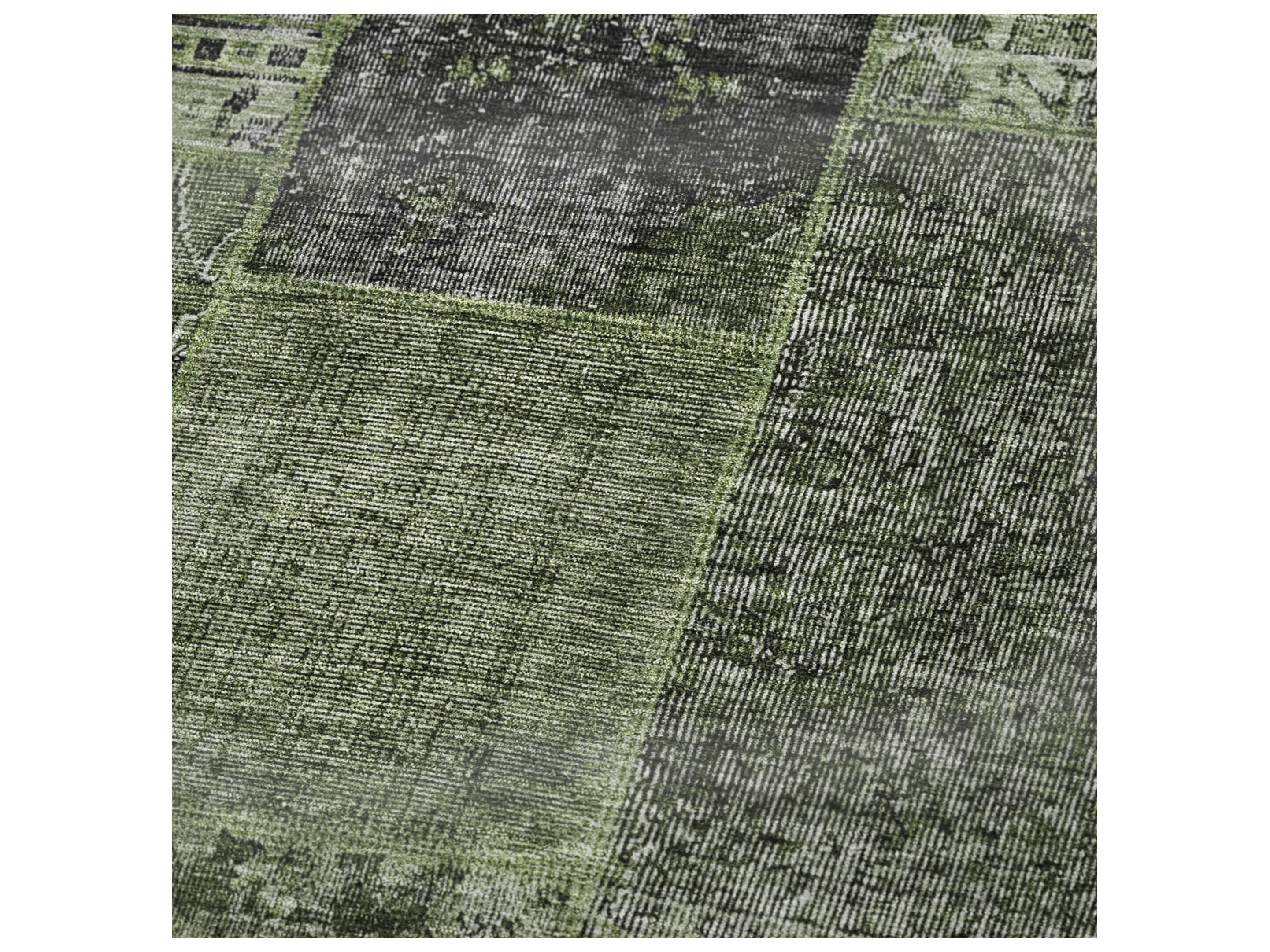 Dalyn Sherpa Green Polyester Throw