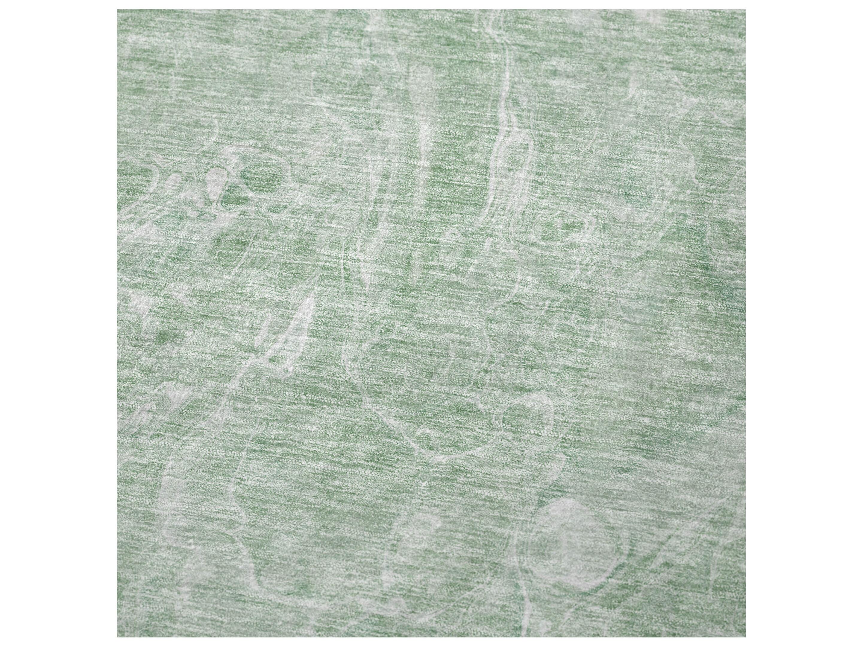 Dalyn Sherpa Green Polyester Throw