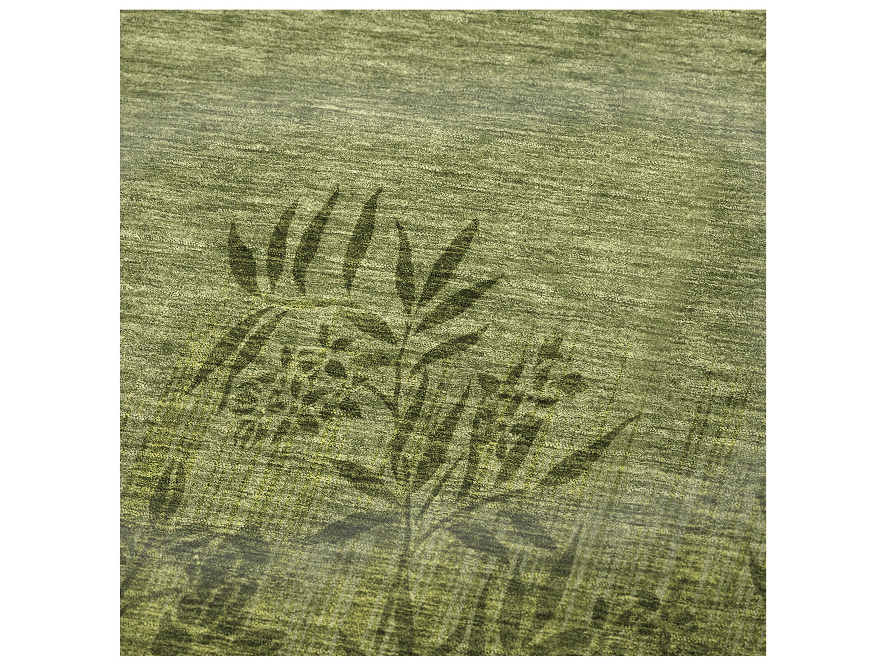 Dalyn Sherpa Green Polyester Throw