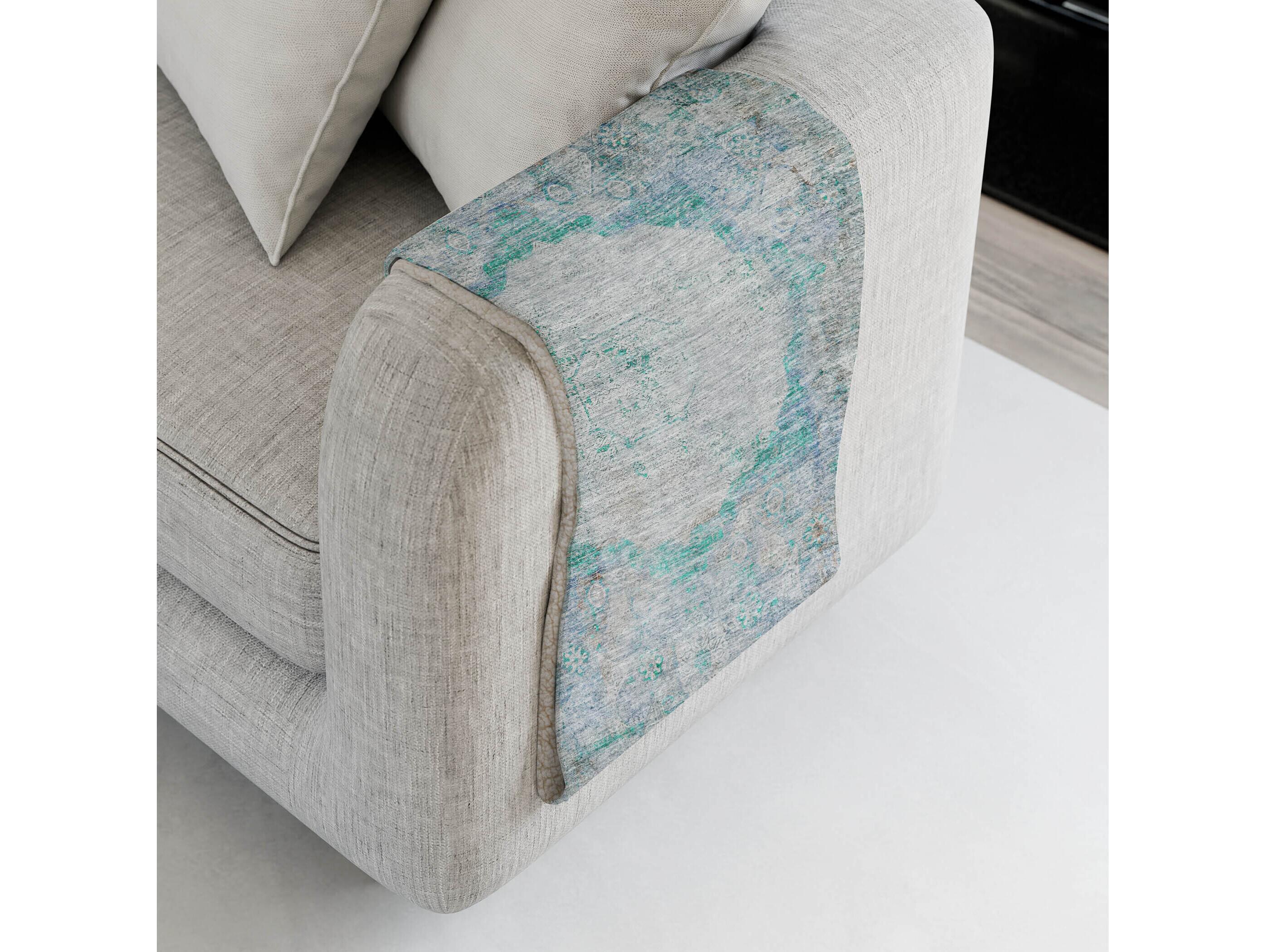 Dalyn Sherpa Teal Polyester Throw