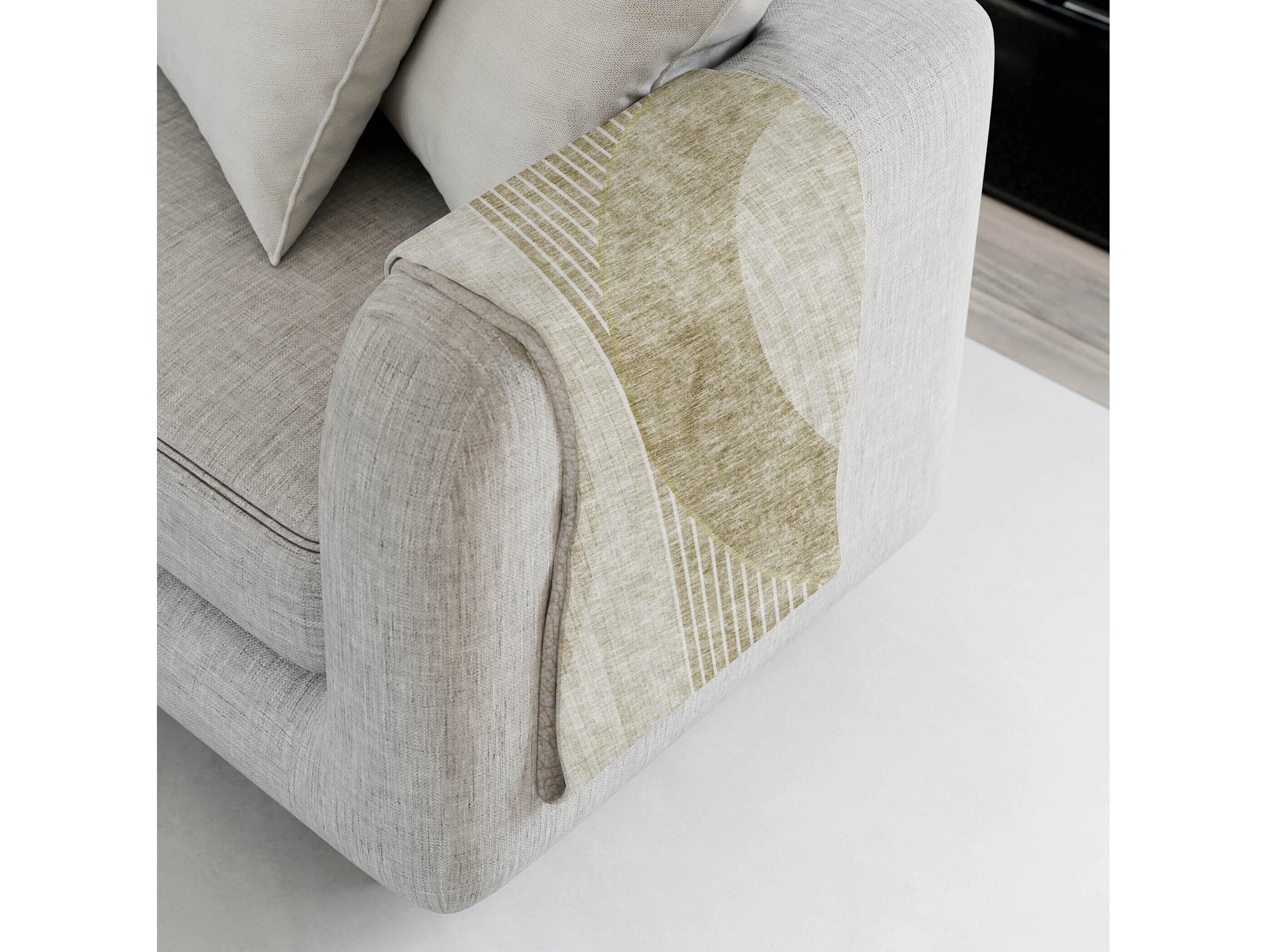 Dalyn Sherpa Brown Polyester Throw