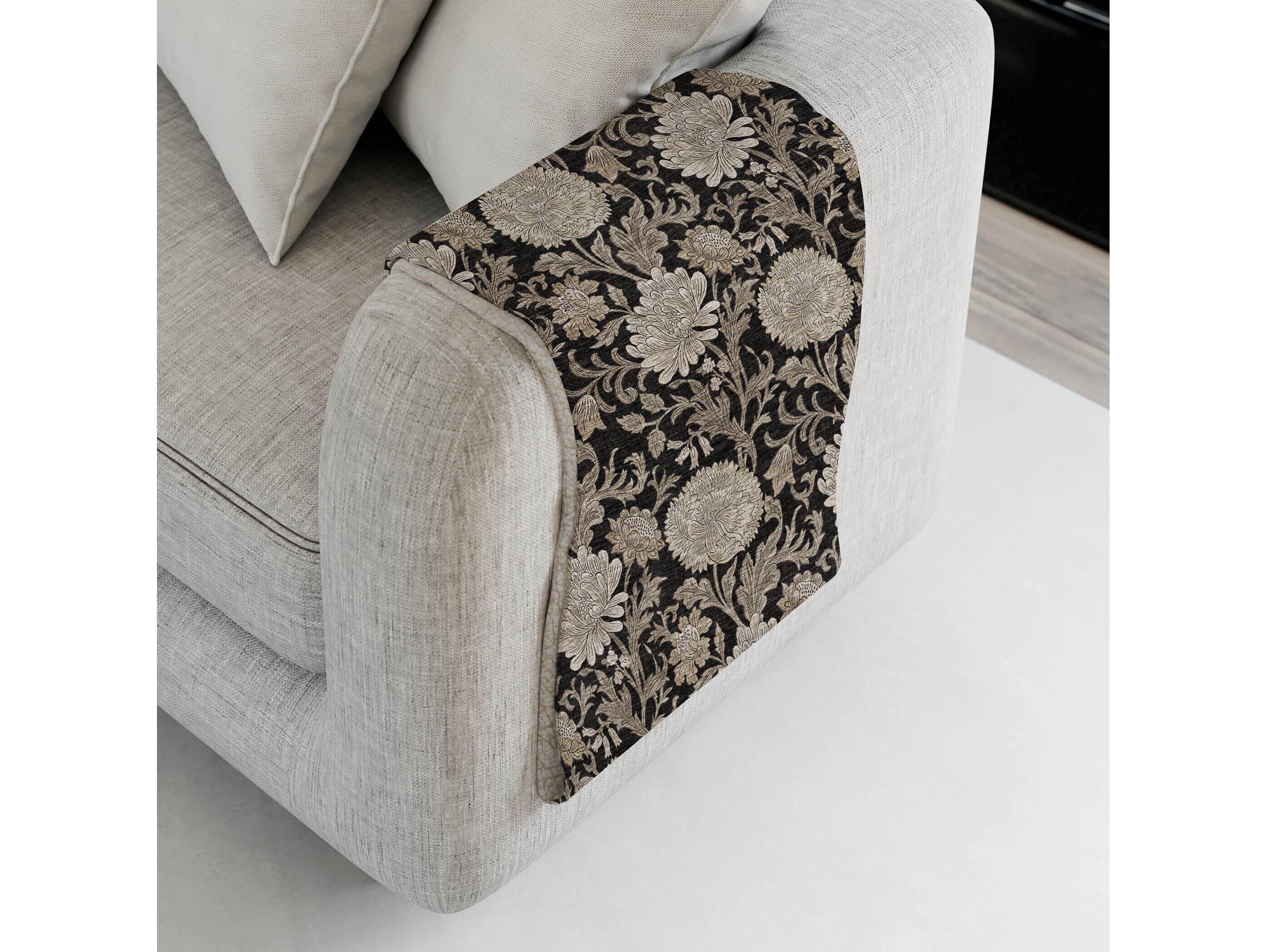 Dalyn Sherpa Black Polyester Throw