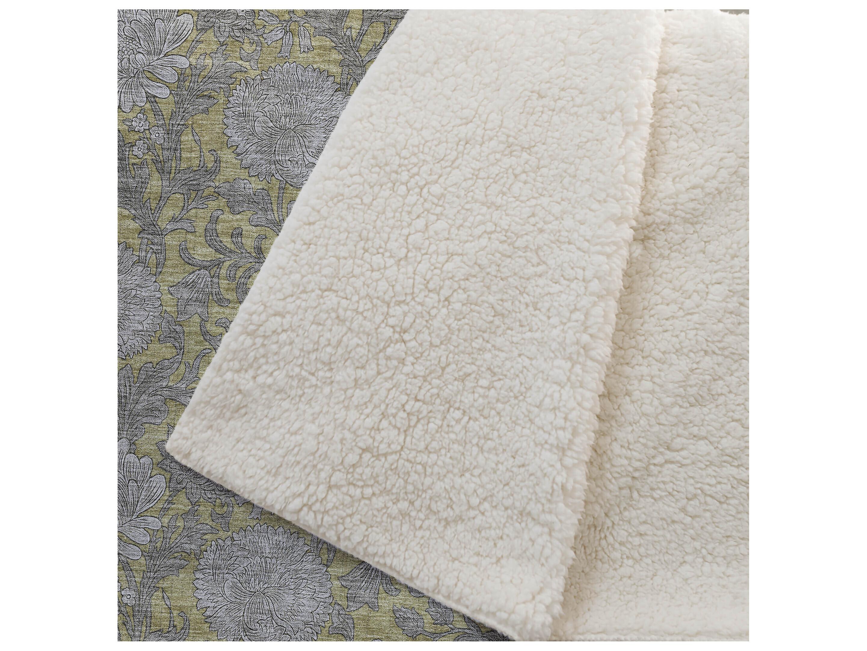 Dalyn Sherpa Gold Polyester Throw