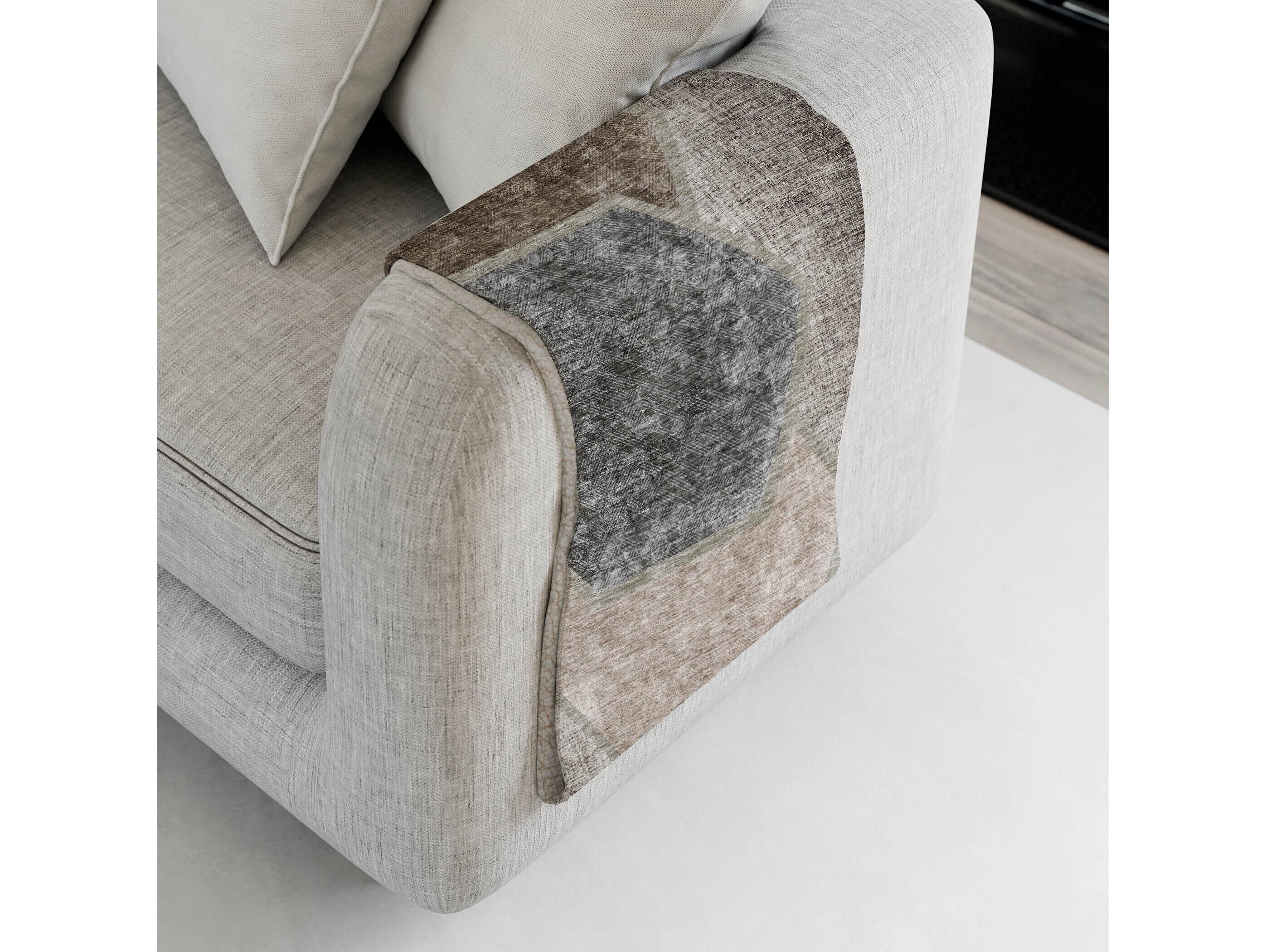 Dalyn Sherpa Brown Polyester Throw