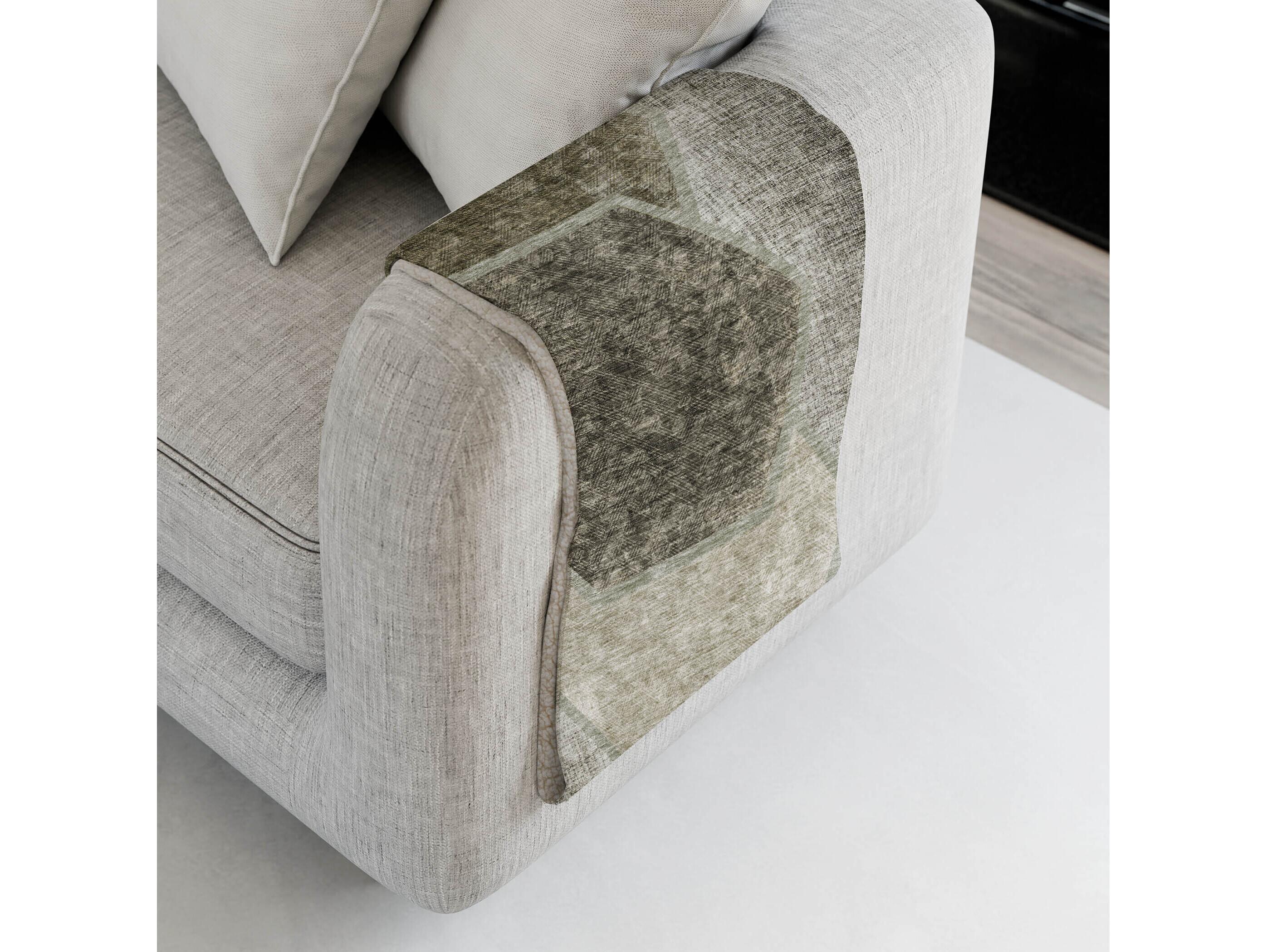 Dalyn Sherpa Brown Polyester Throw