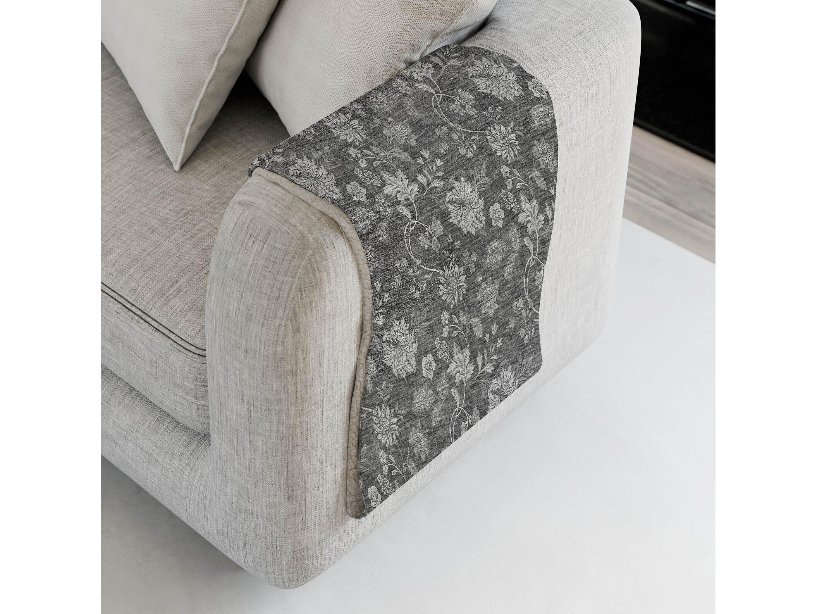 Dalyn Sherpa Gray Polyester Throw