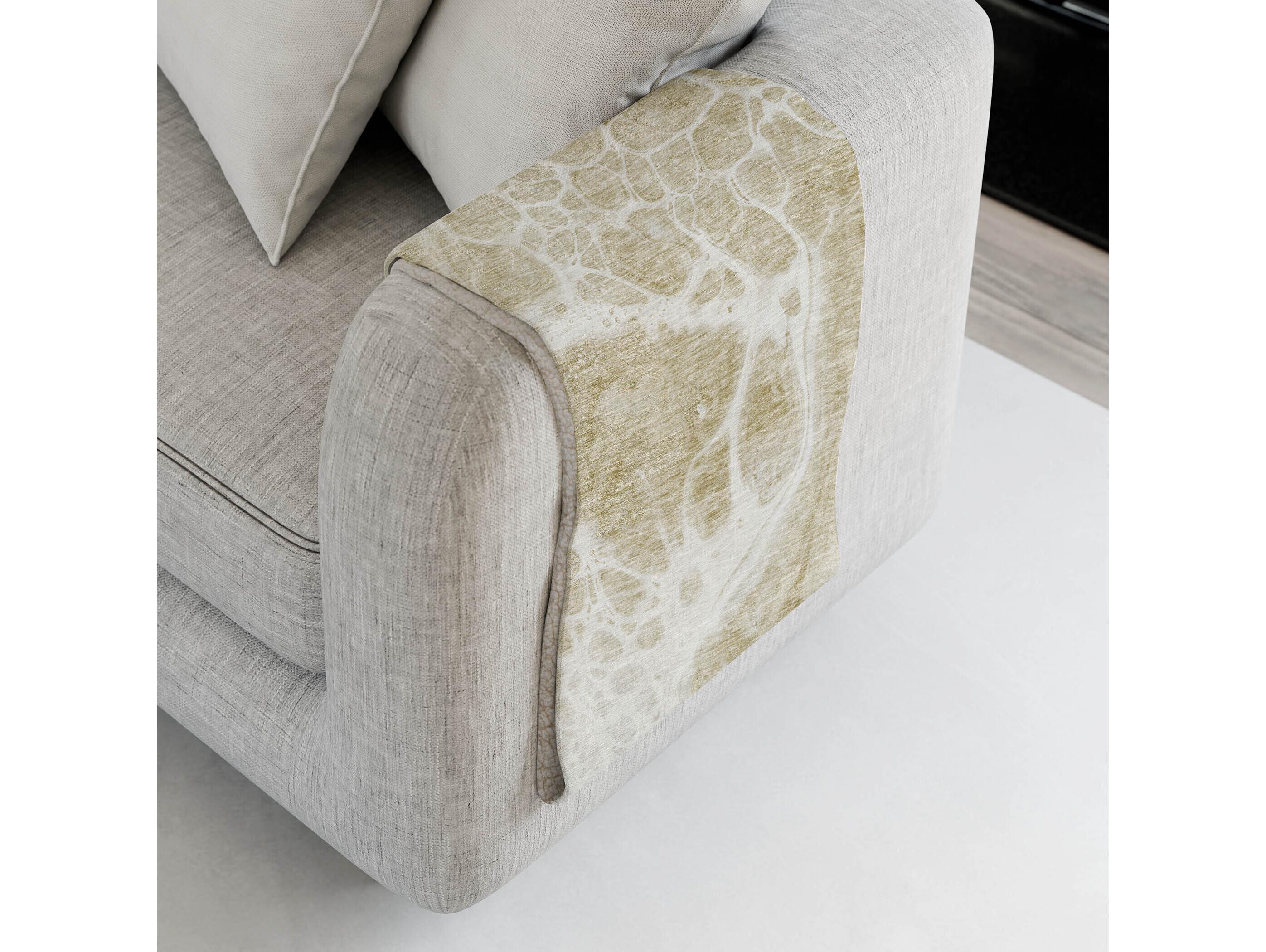 Dalyn Sherpa Brown Polyester Throw