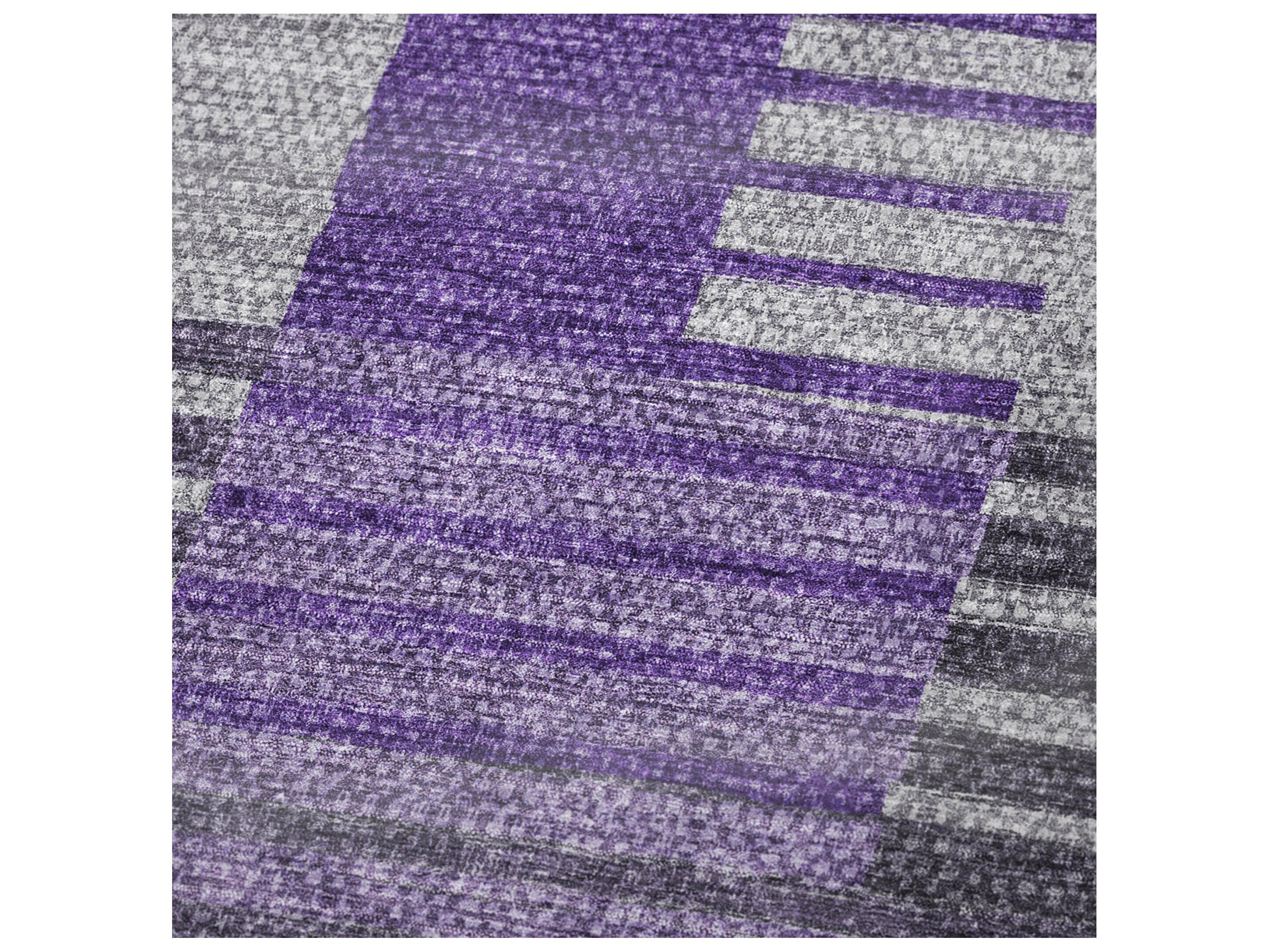 Dalyn Sherpa Purple Polyester Throw