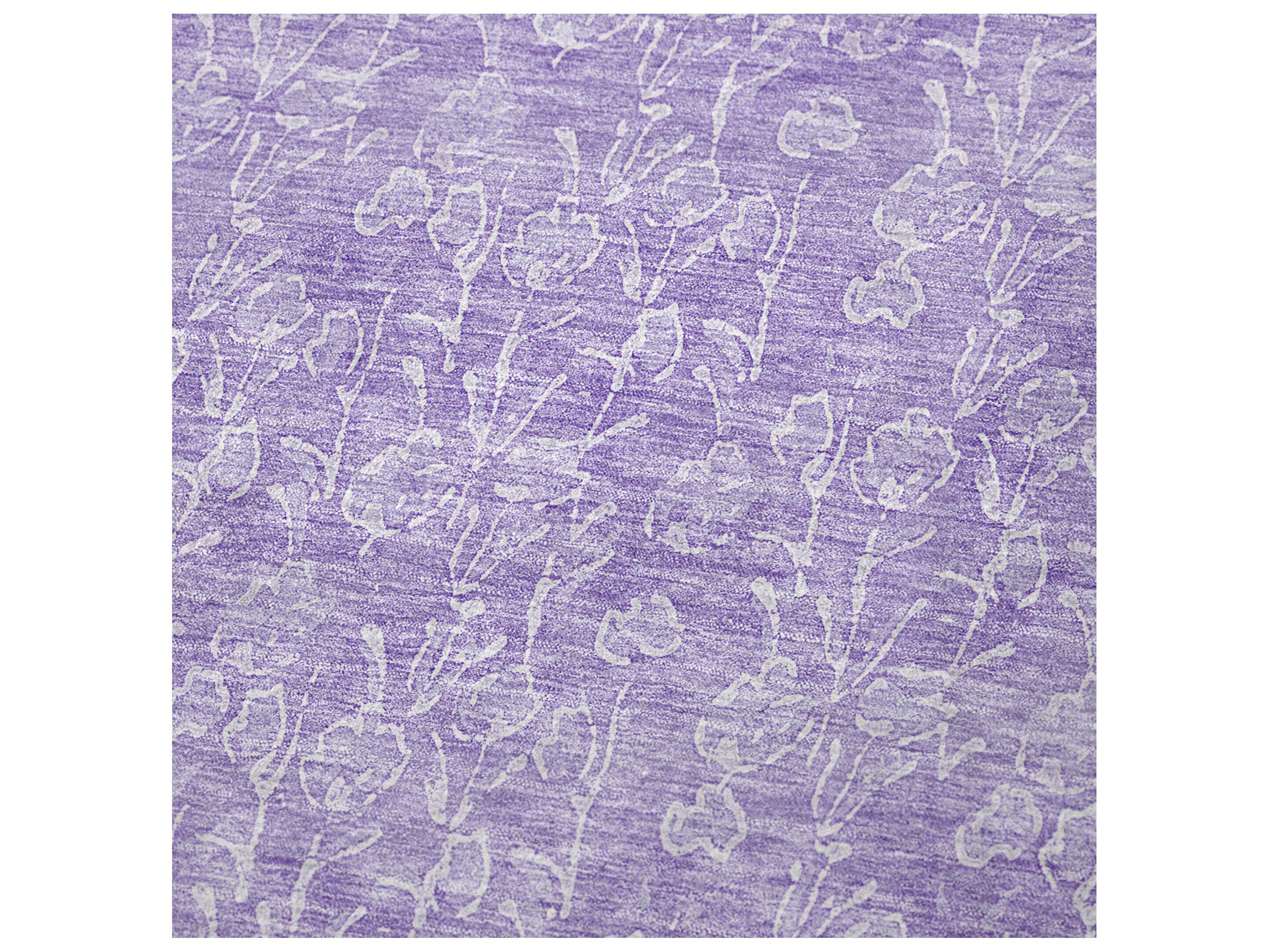 Dalyn Sherpa Purple Polyester Throw