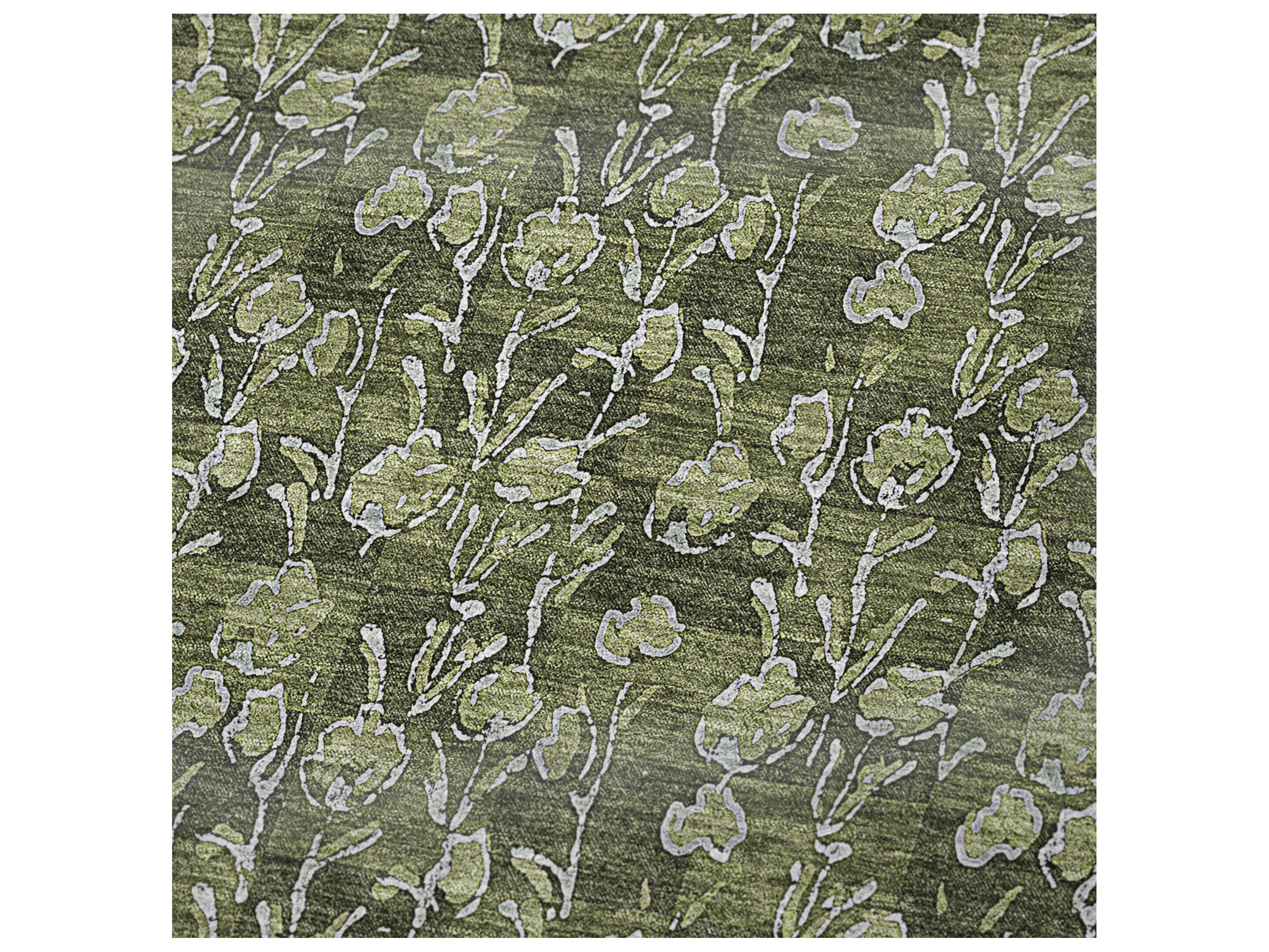 Dalyn Sherpa Green Polyester Throw