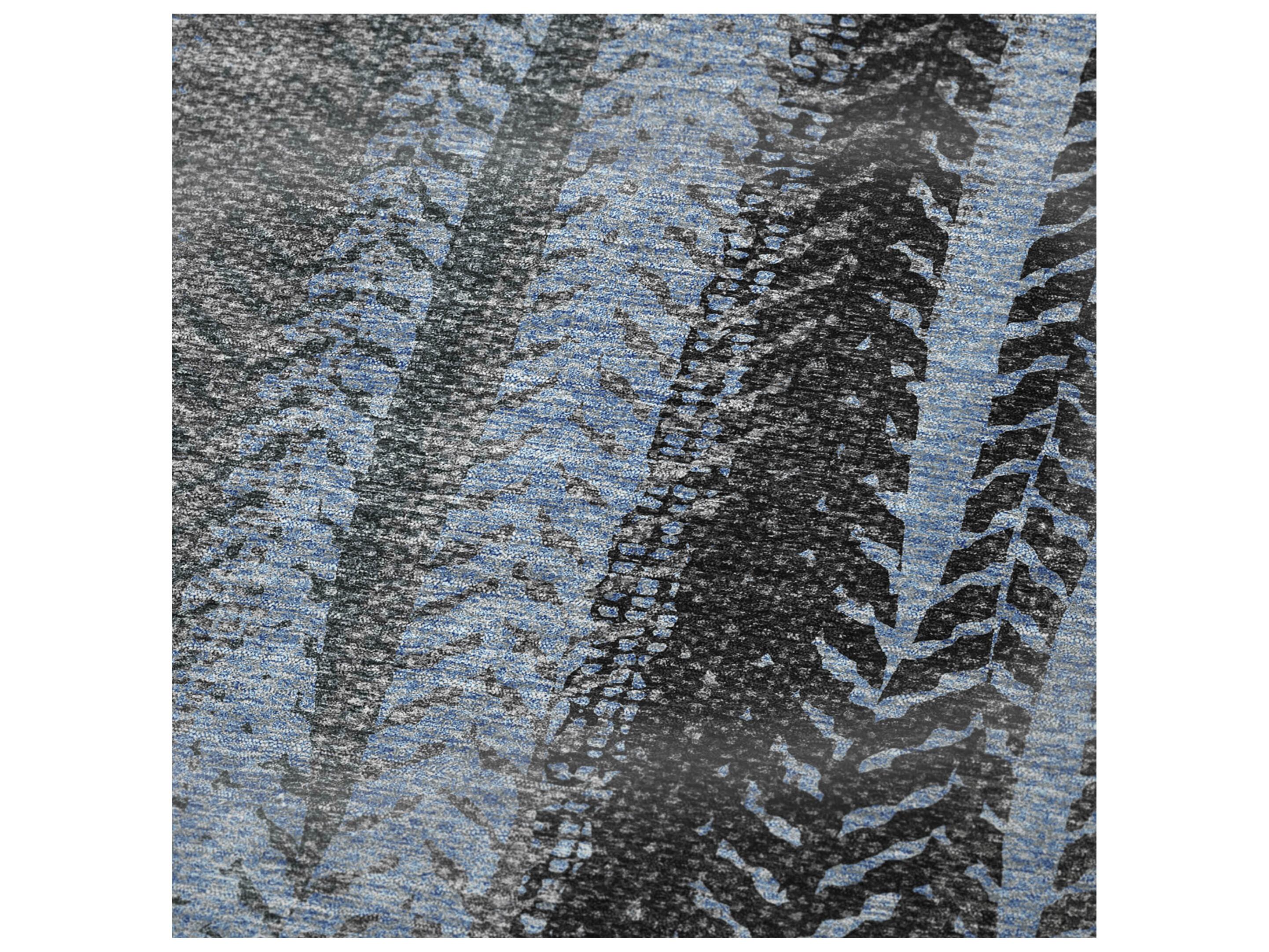 Dalyn Sherpa Blue Polyester Throw
