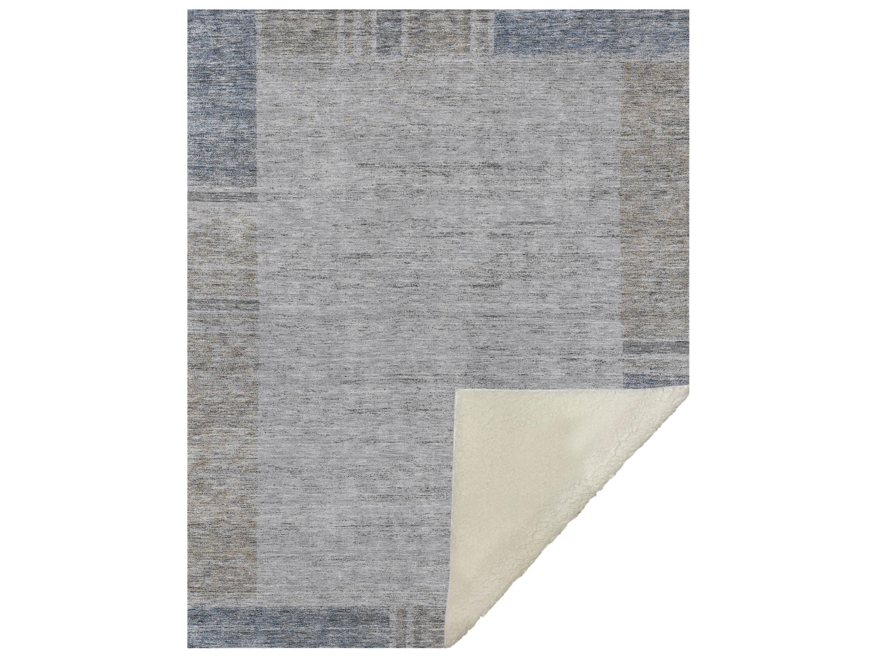 Dalyn Sherpa Brown Polyester Throw