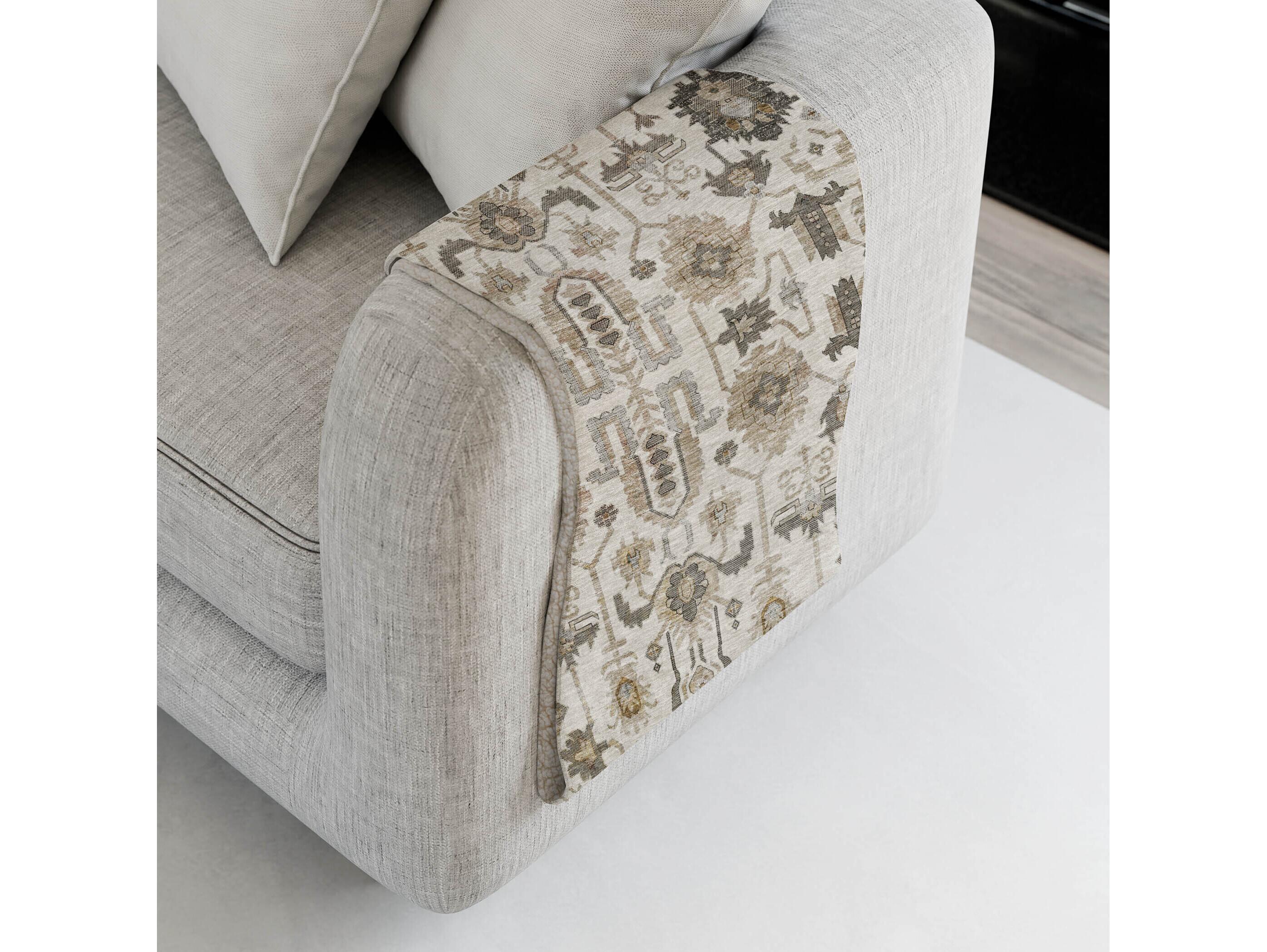 Dalyn Sherpa Ivory Polyester Throw