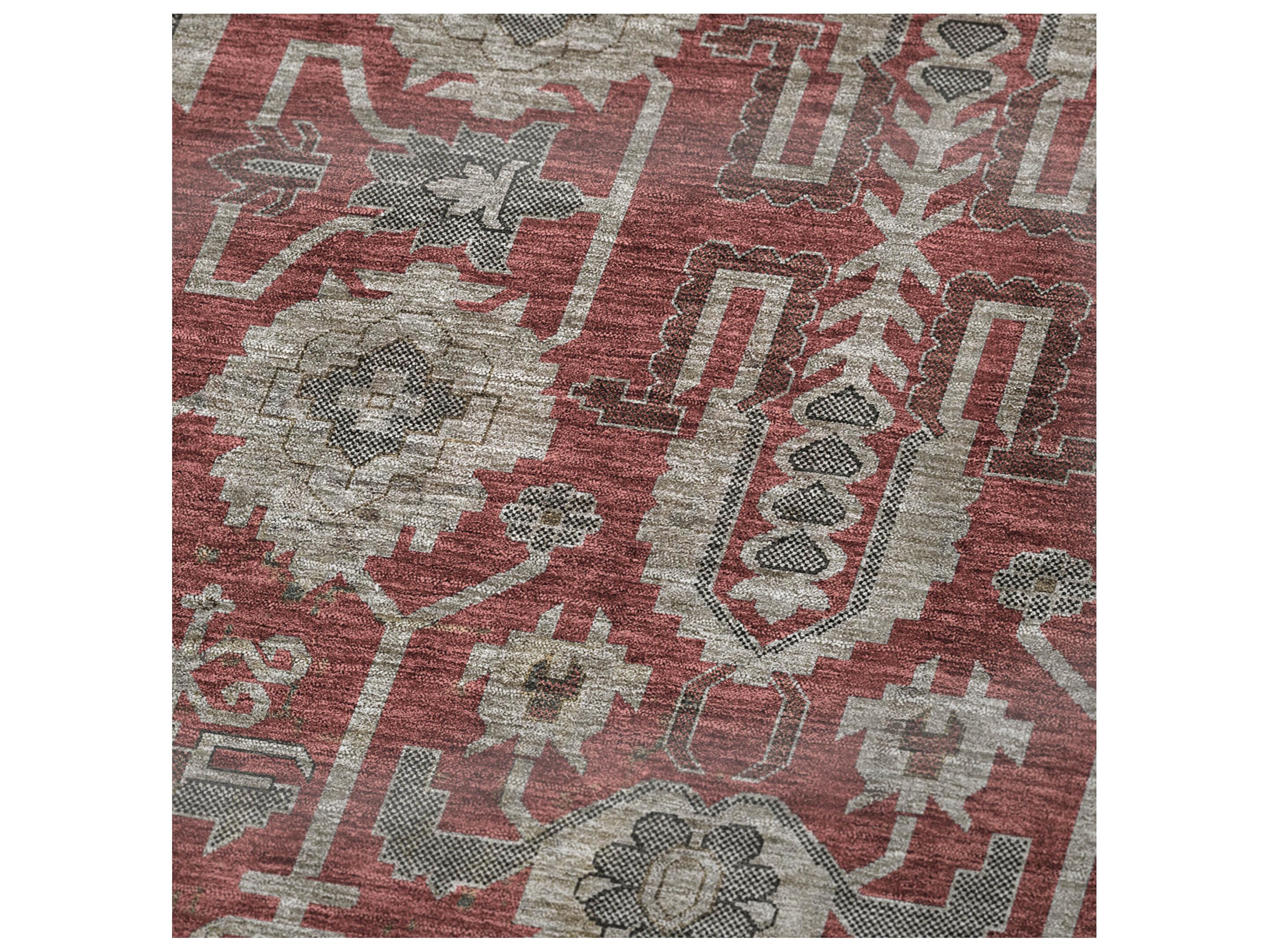 Dalyn Sherpa Red Polyester Throw