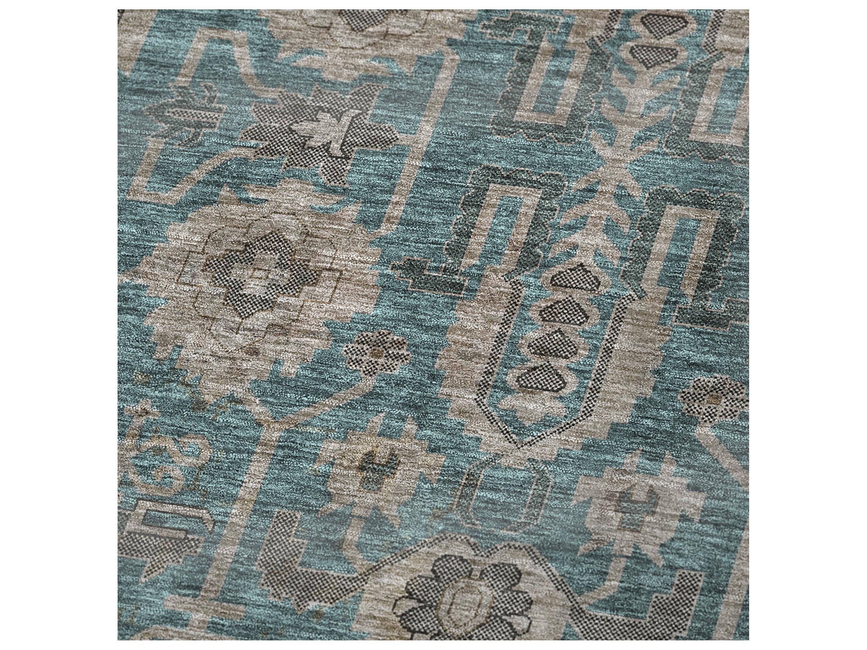 Dalyn Sherpa Teal Polyester Throw