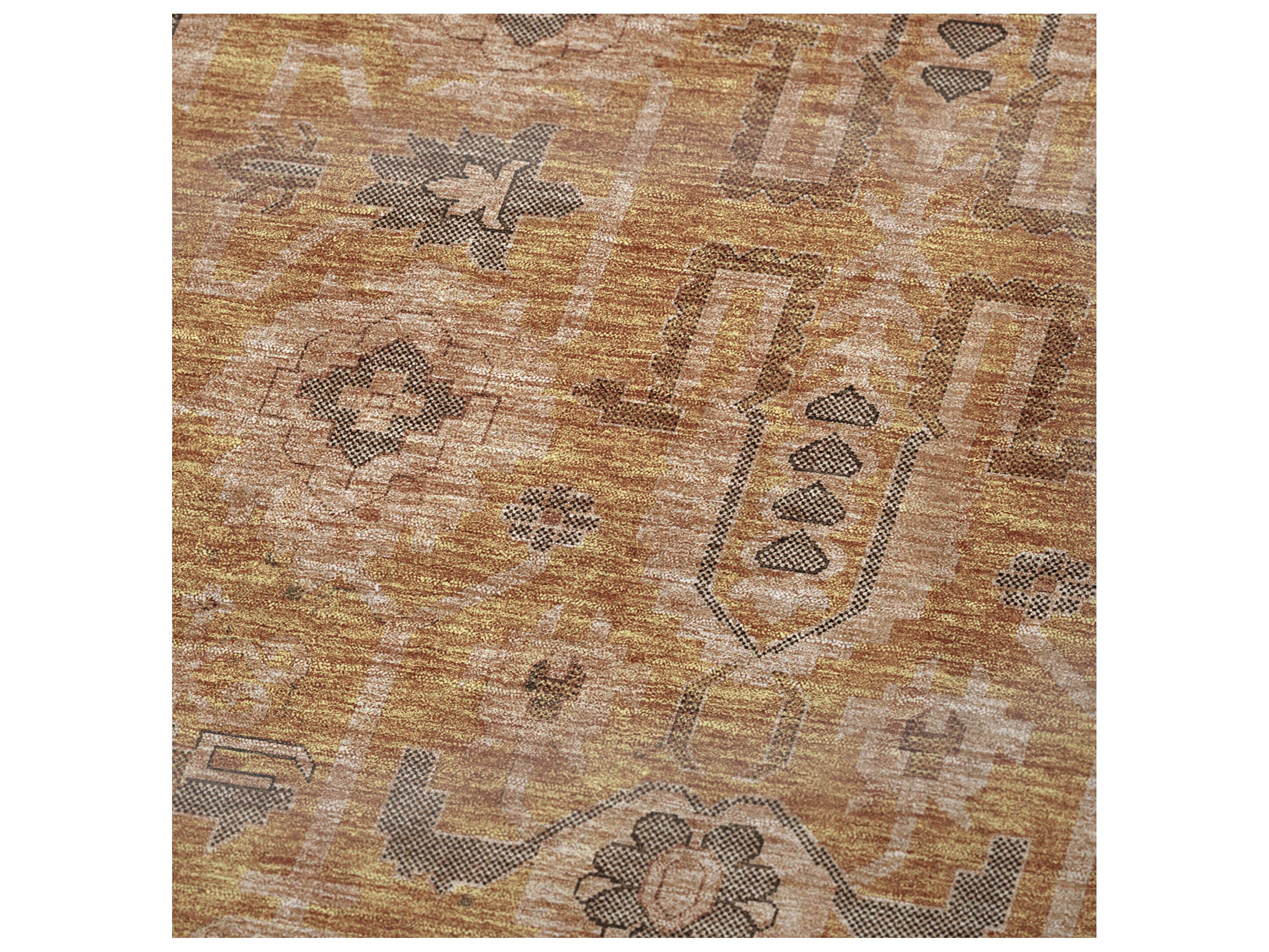 Dalyn Sherpa Orange Polyester Throw