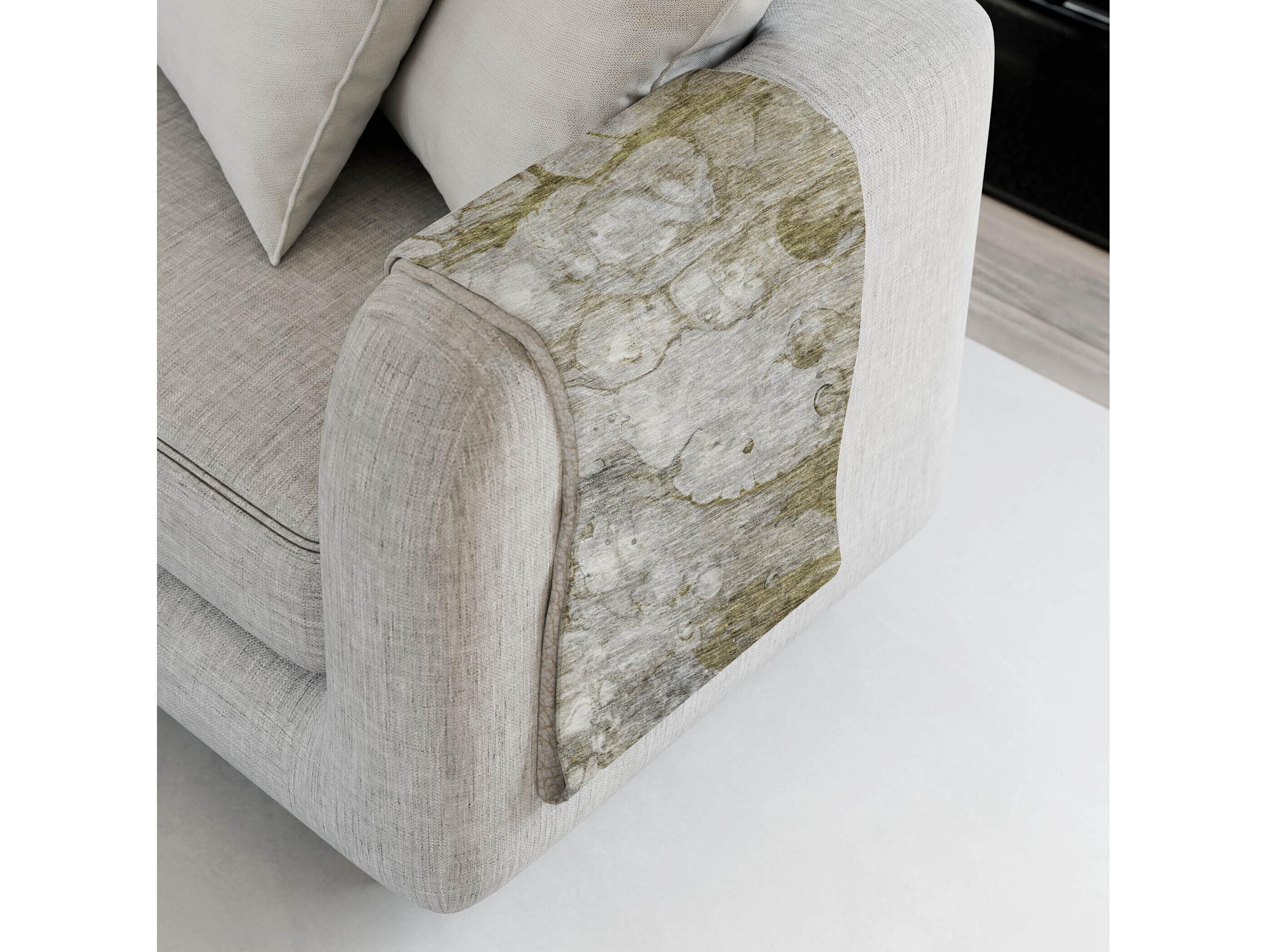 Dalyn Sherpa Brown Polyester Throw