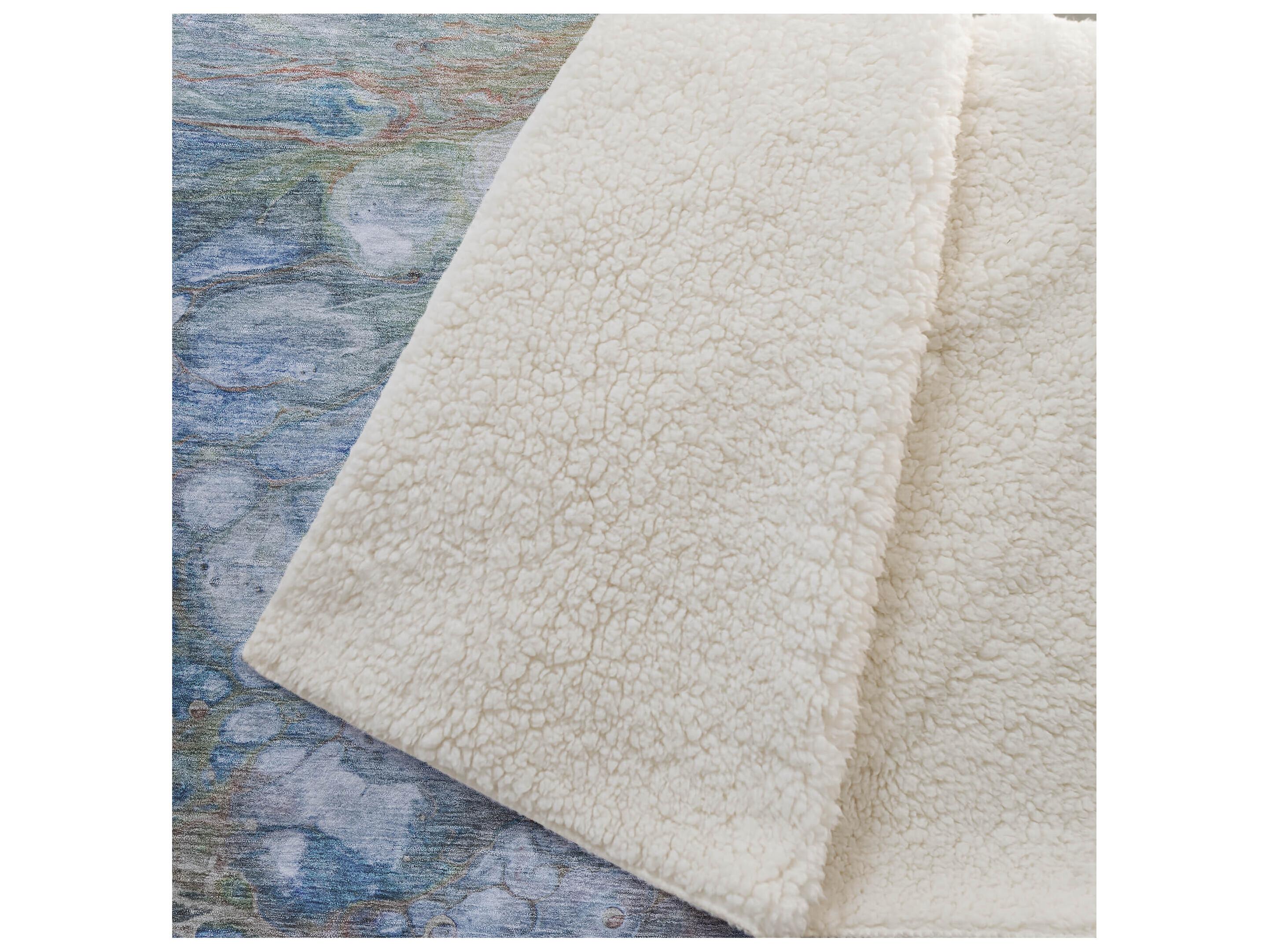 Dalyn Sherpa Orange Polyester Throw