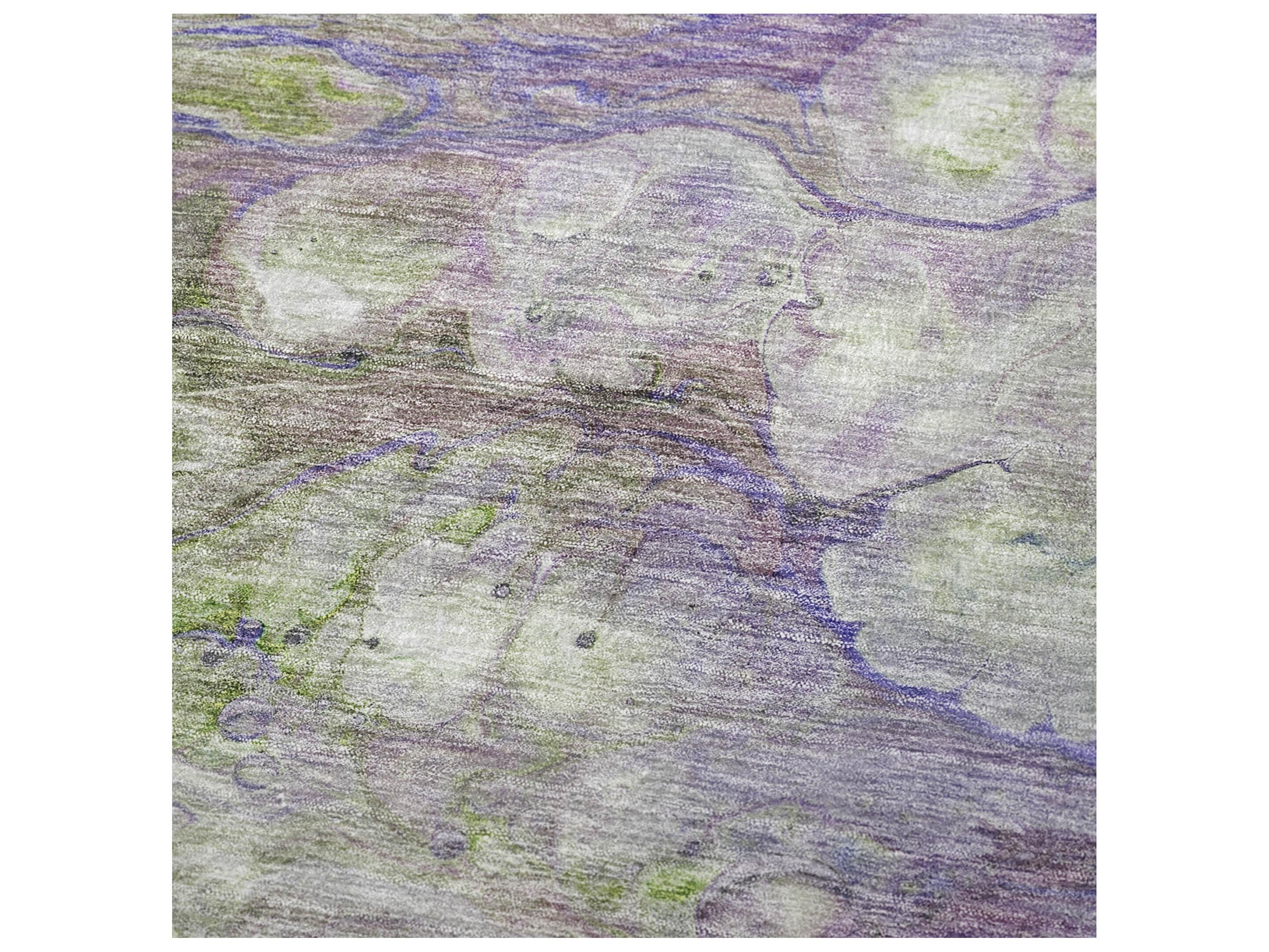 Dalyn Sherpa Purple Polyester Throw