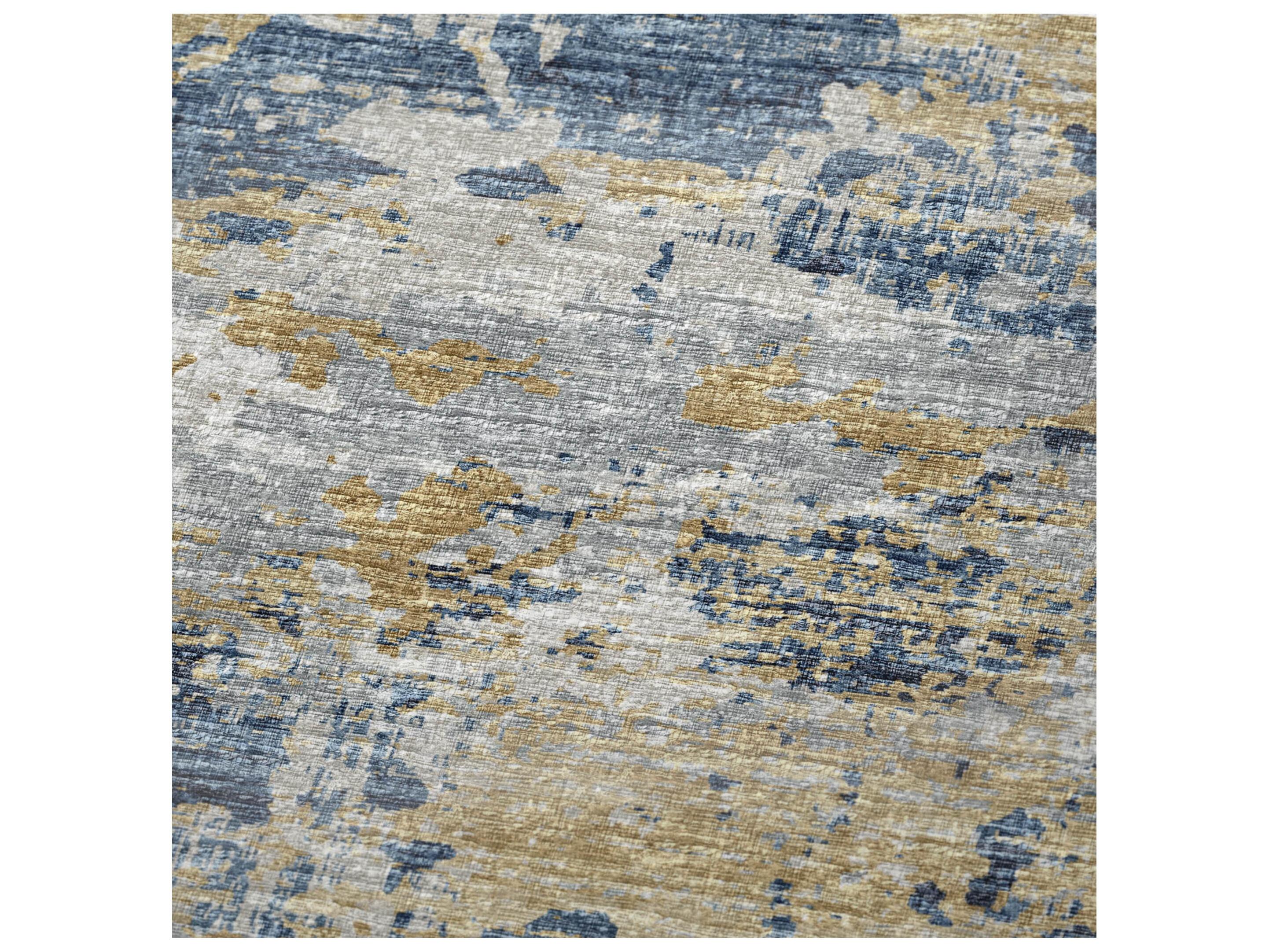 Dalyn Sherpa Navy Polyester Throw