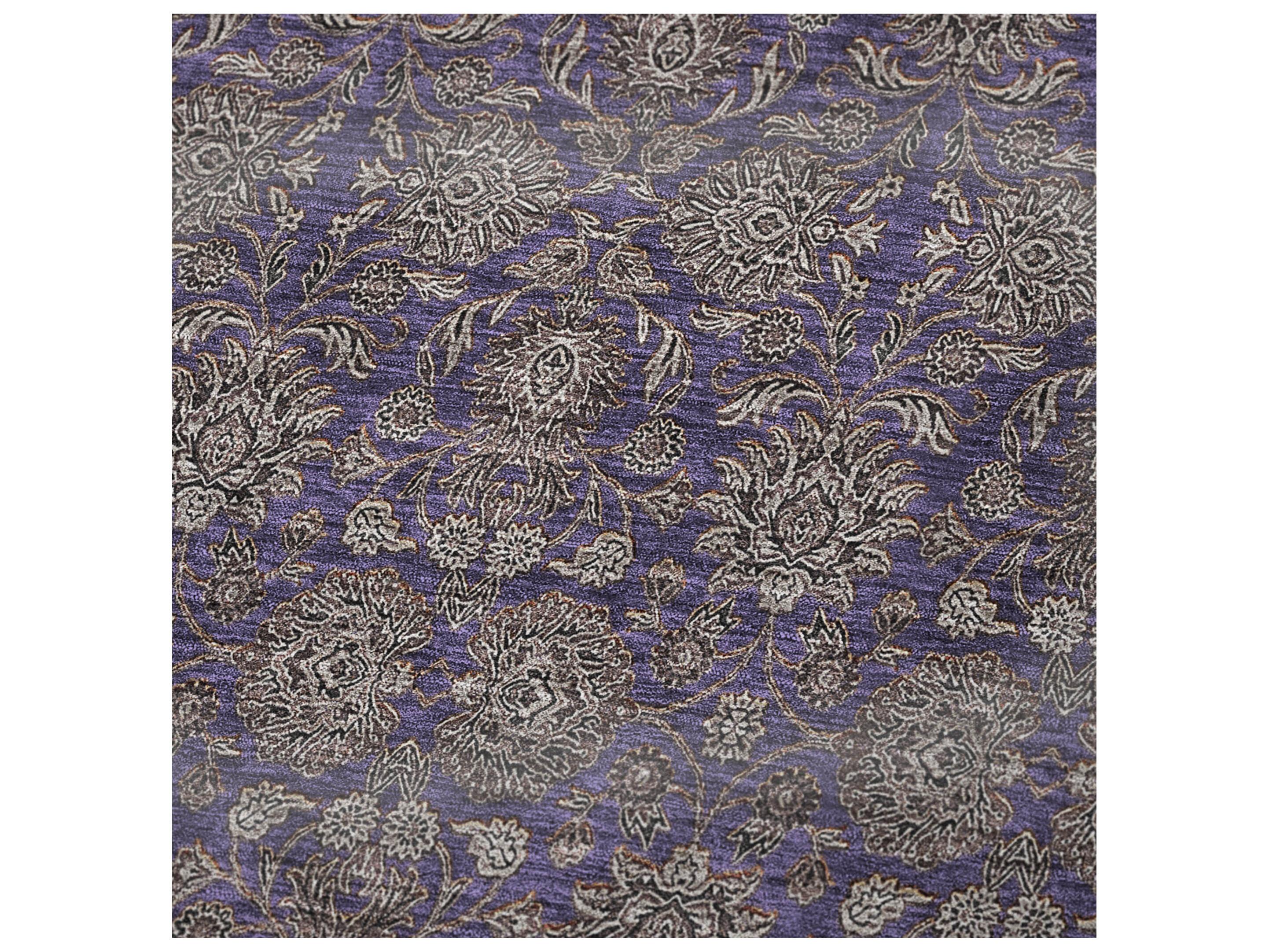 Dalyn Sherpa Purple Polyester Throw
