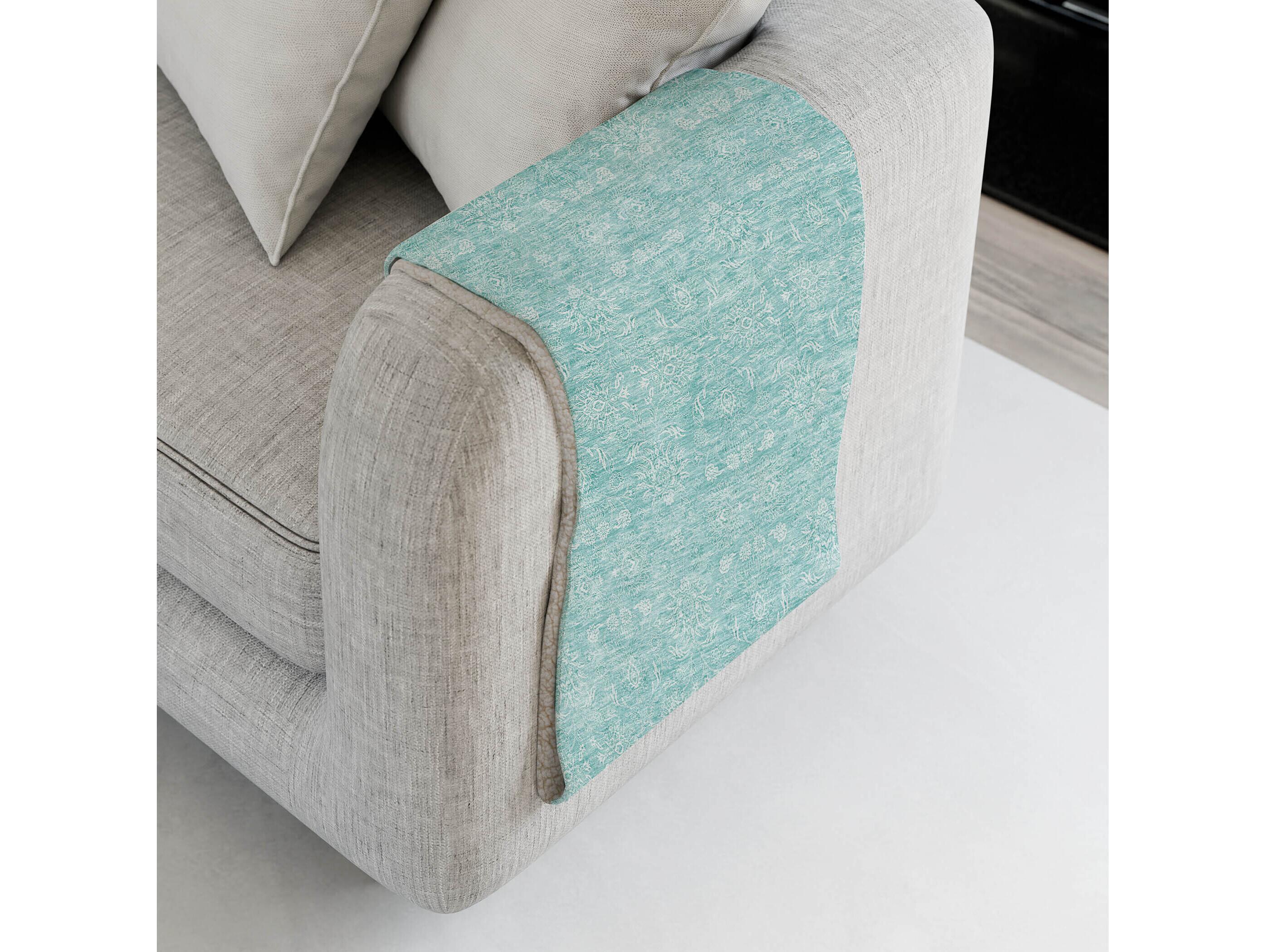 Dalyn Sherpa Teal Polyester Throw