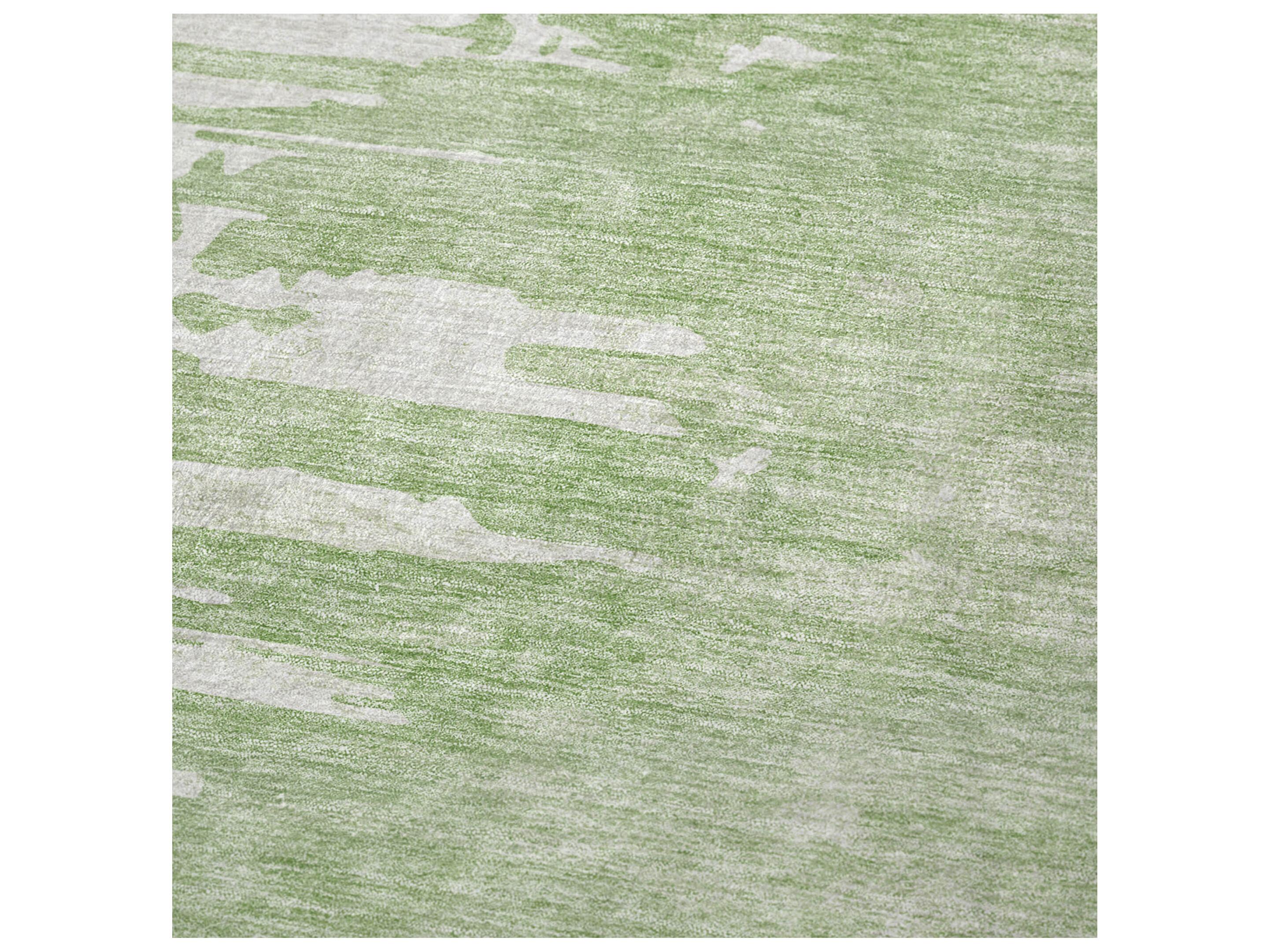 Dalyn Sherpa Green Polyester Throw