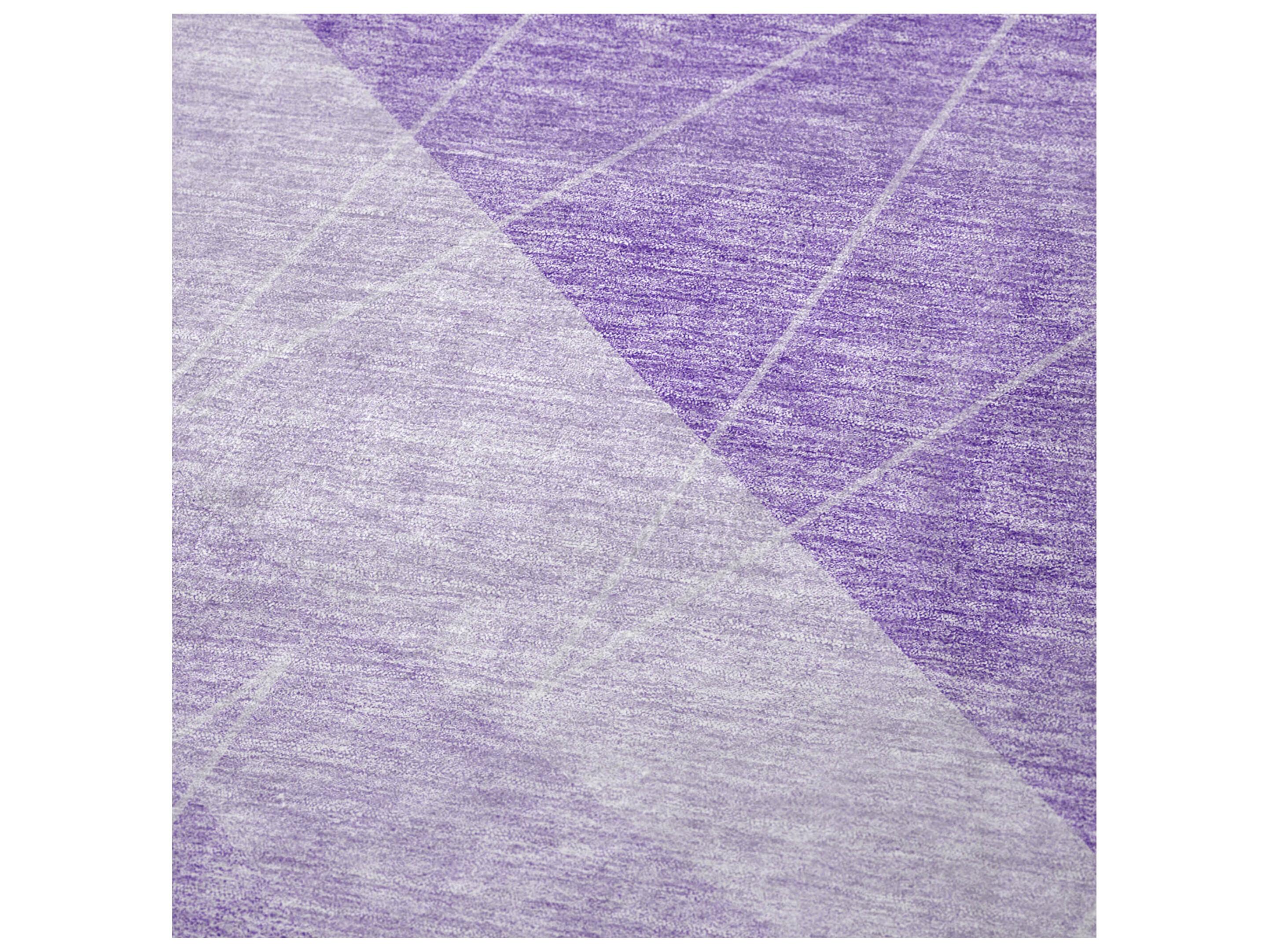 Dalyn Sherpa Purple Polyester Throw