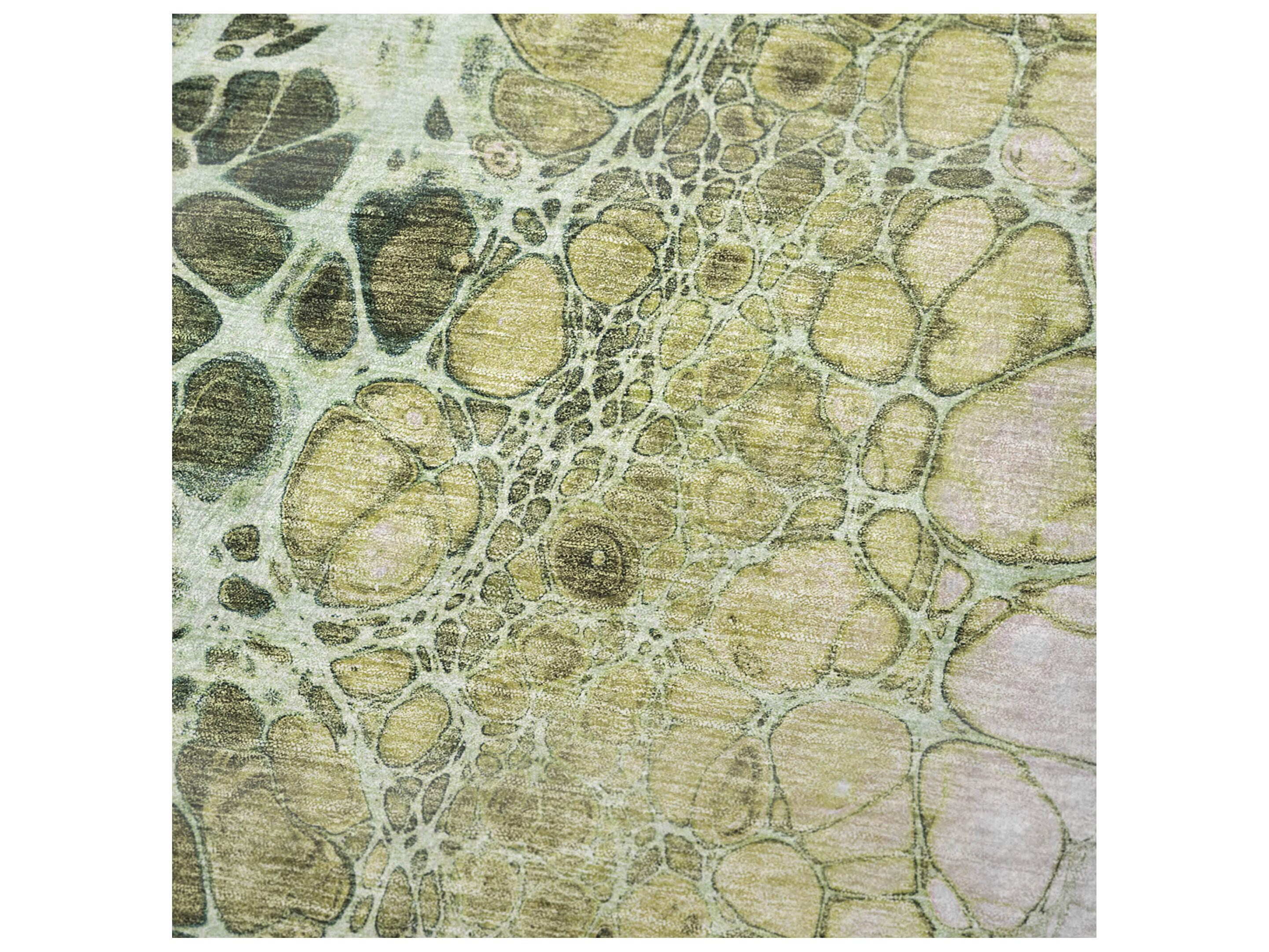 Dalyn Sherpa Green Polyester Throw