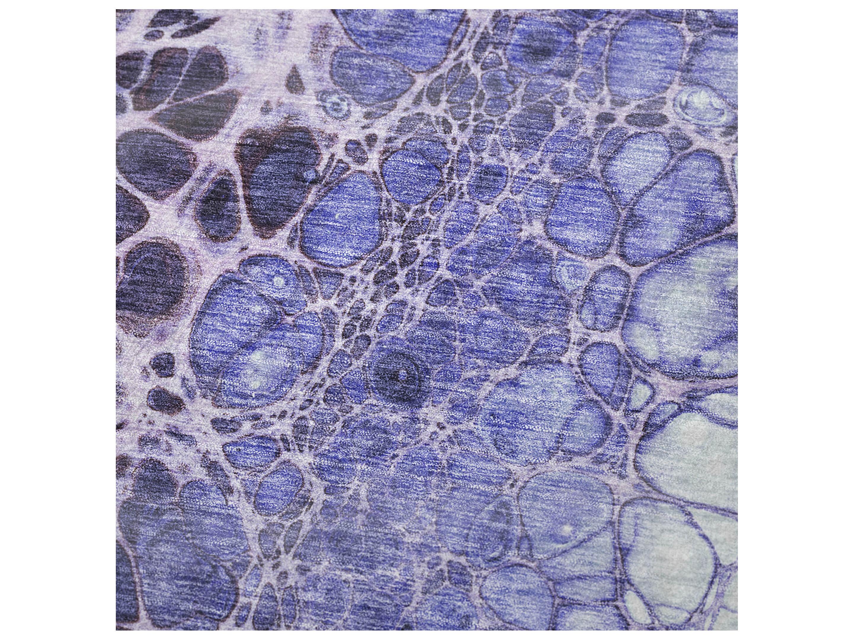 Dalyn Sherpa Purple Polyester Throw