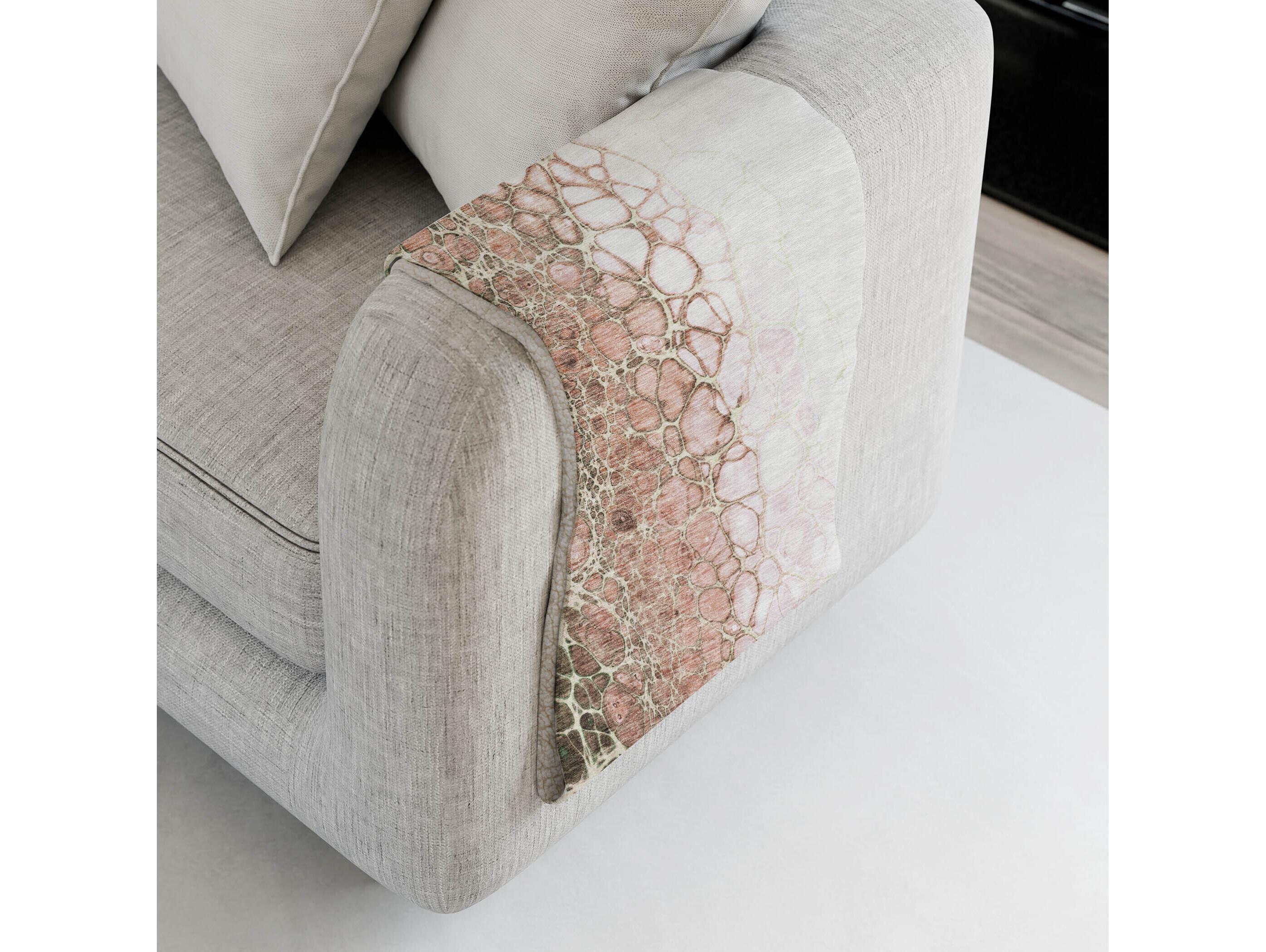 Dalyn Sherpa Orange Polyester Throw