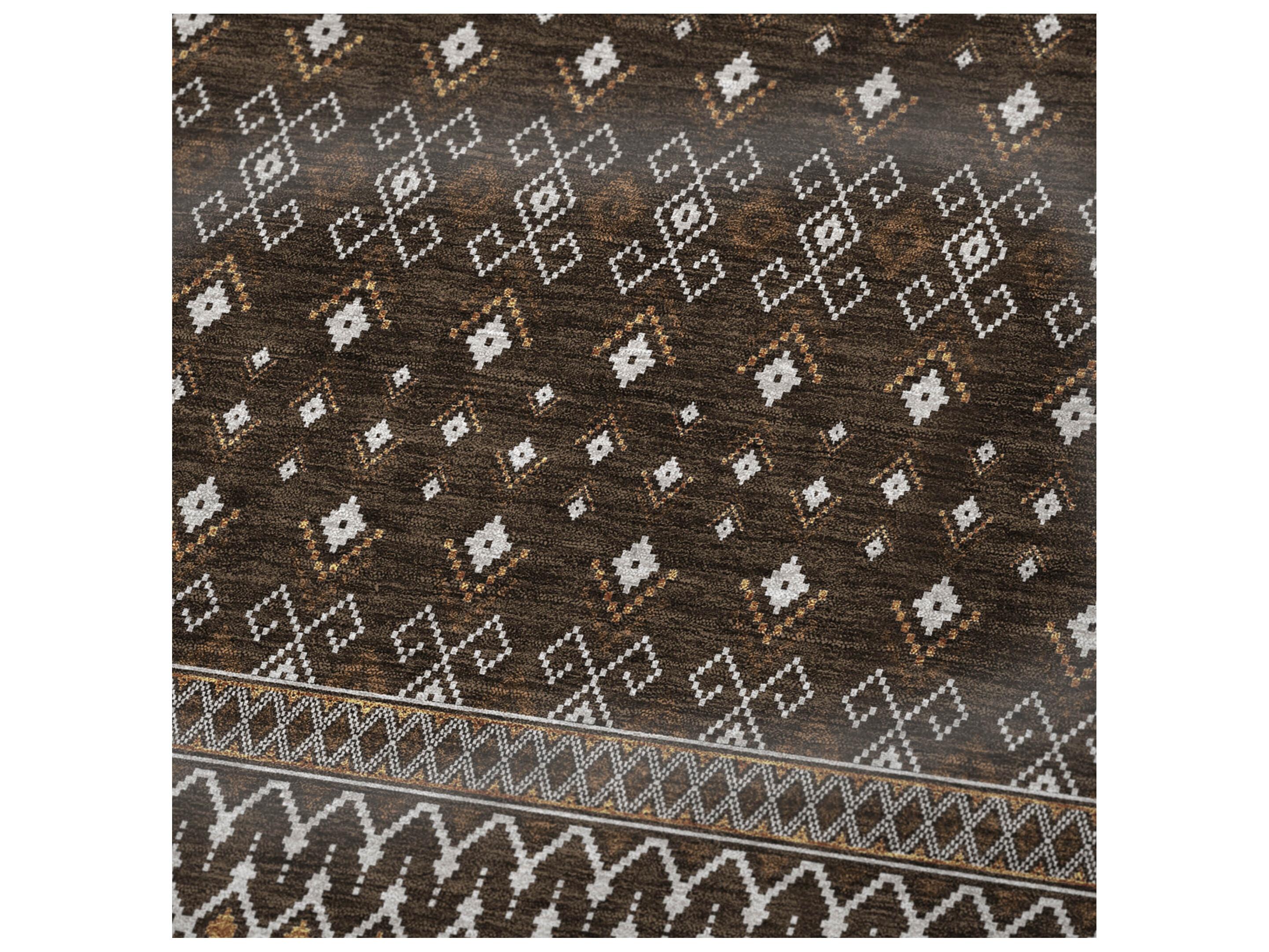 Dalyn Sherpa Brown Polyester Throw