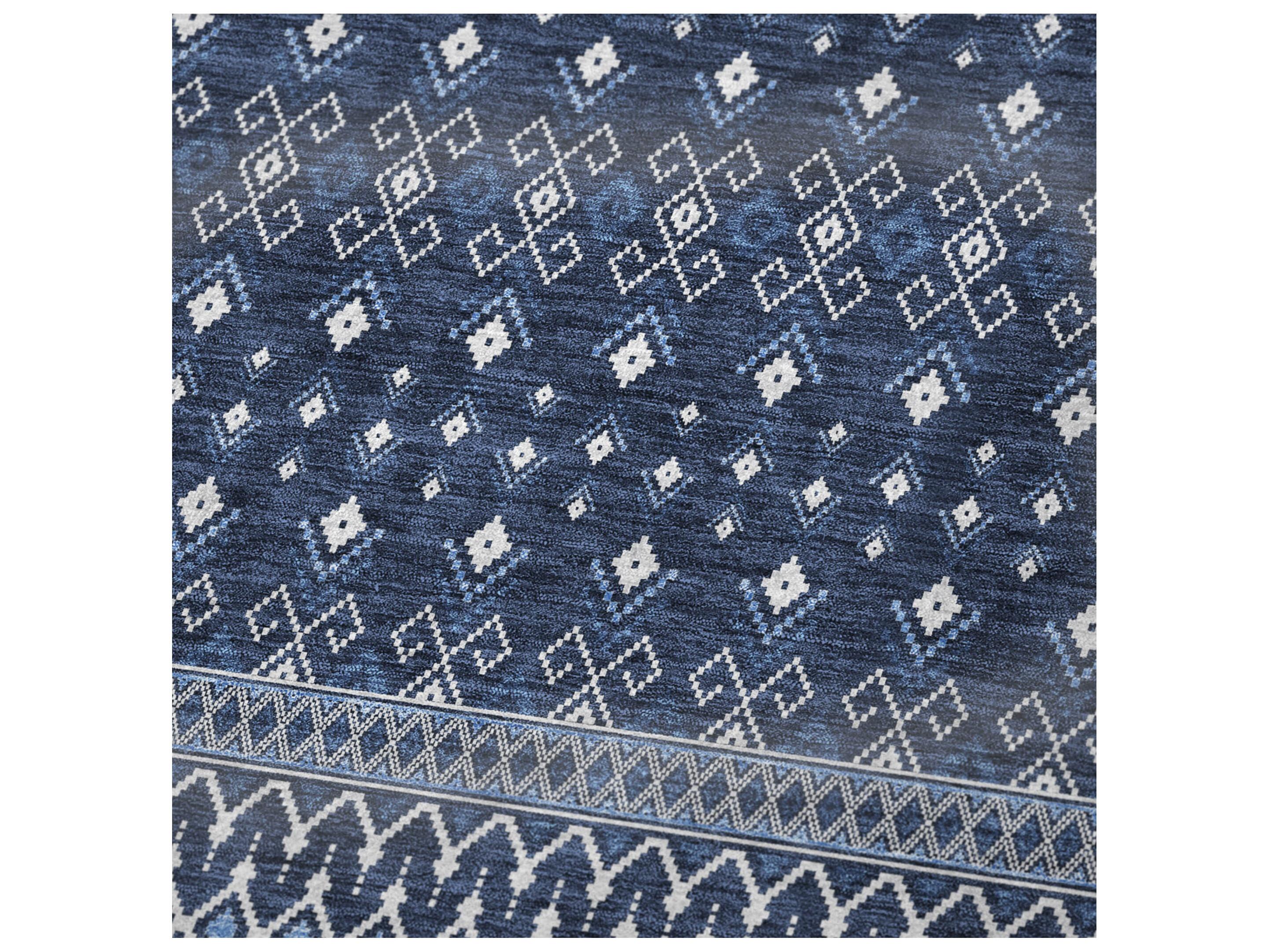 Dalyn Sherpa Blue Polyester Throw