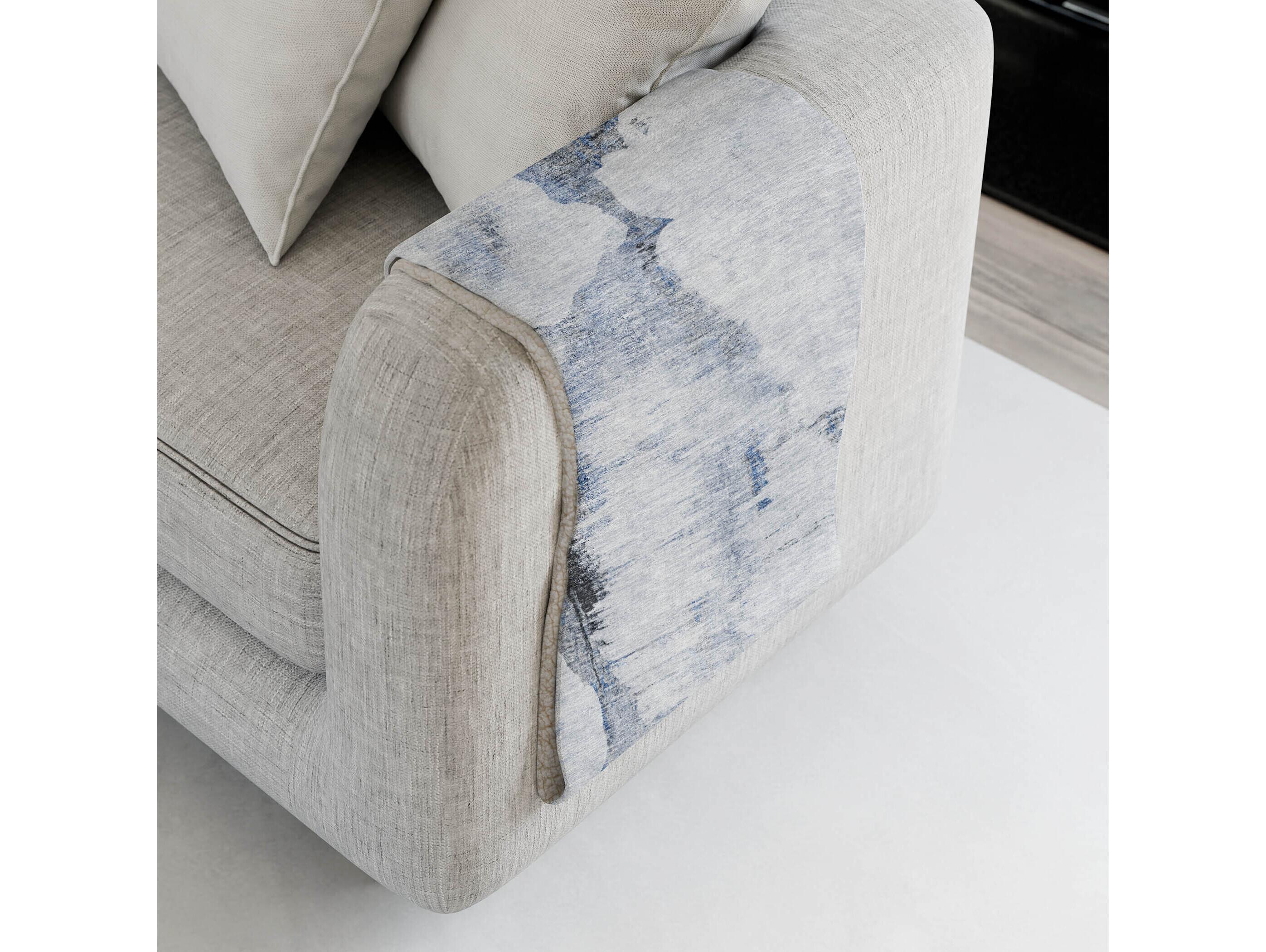 Dalyn Sherpa Blue Polyester Throw