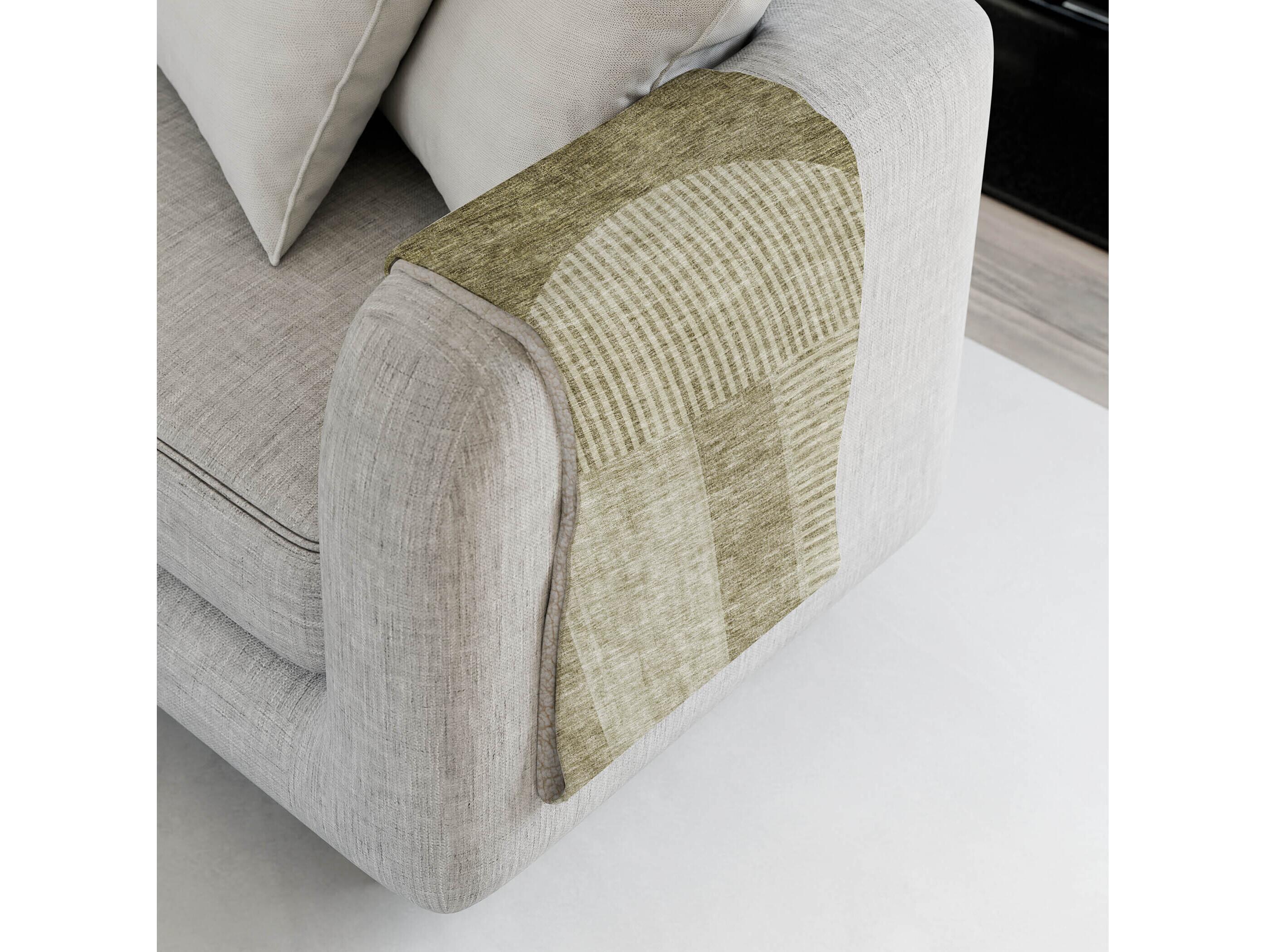 Dalyn Sherpa Brown Polyester Throw