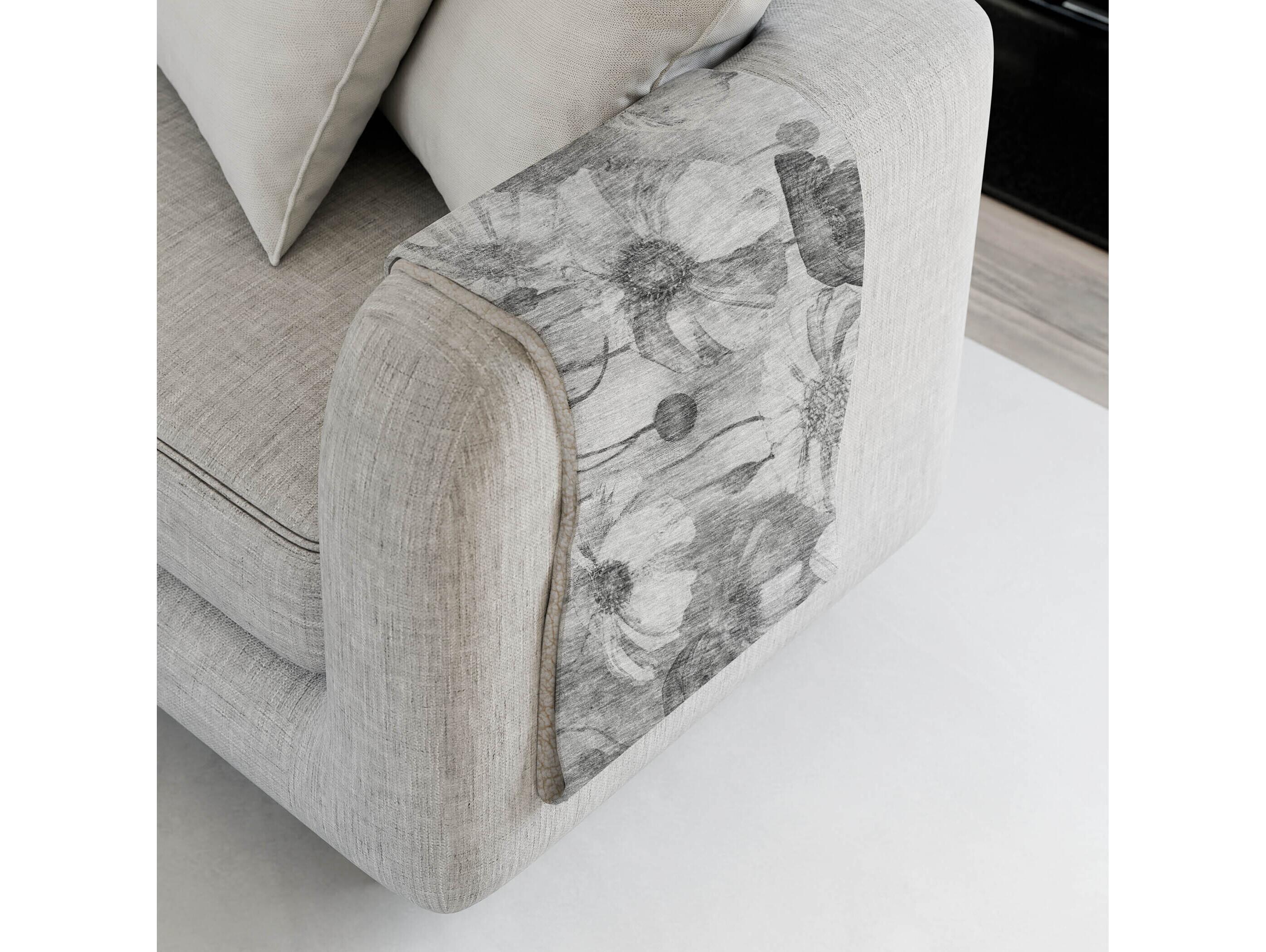 Dalyn Sherpa Gray Polyester Throw