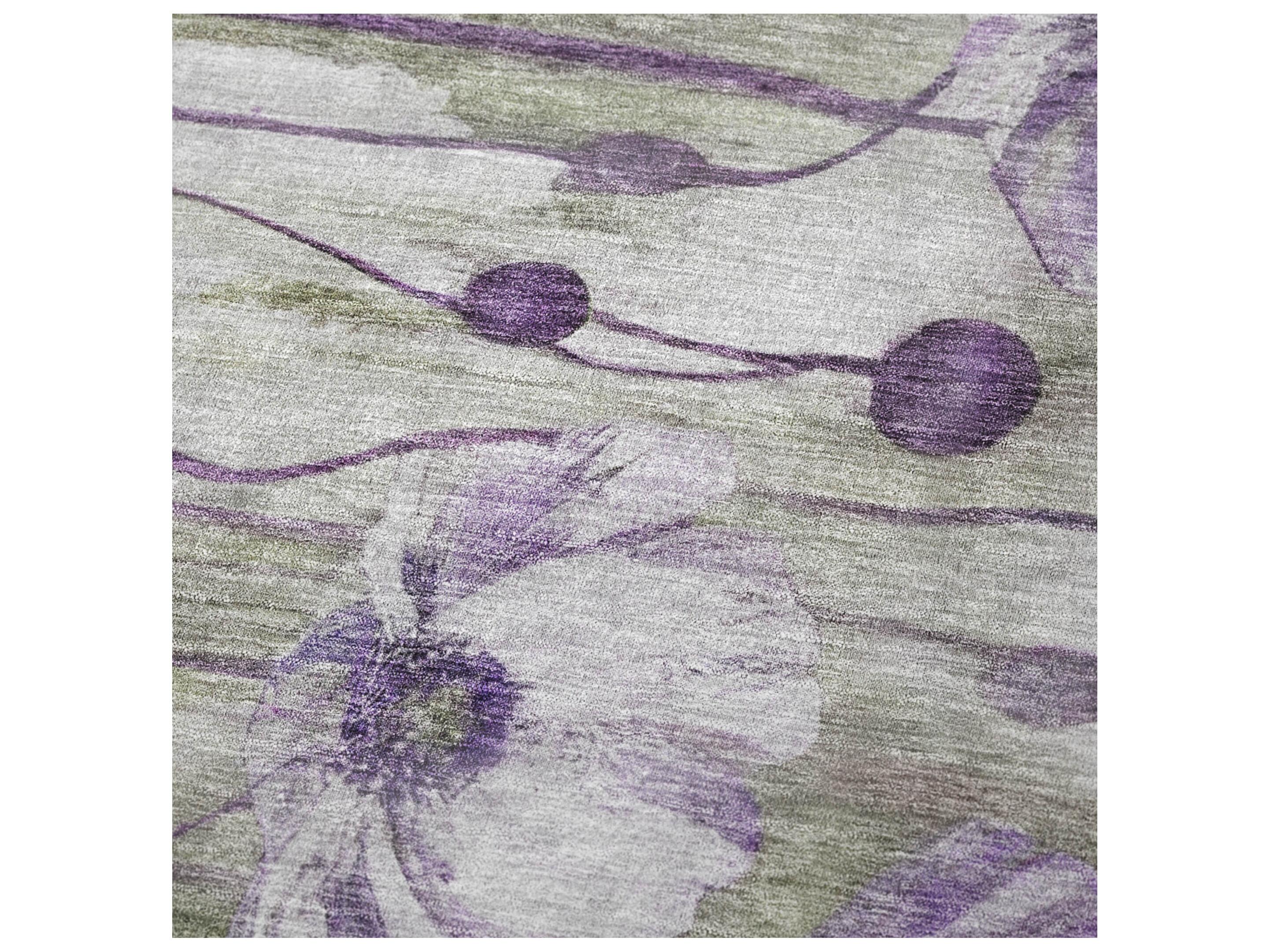 Dalyn Sherpa Purple Polyester Throw