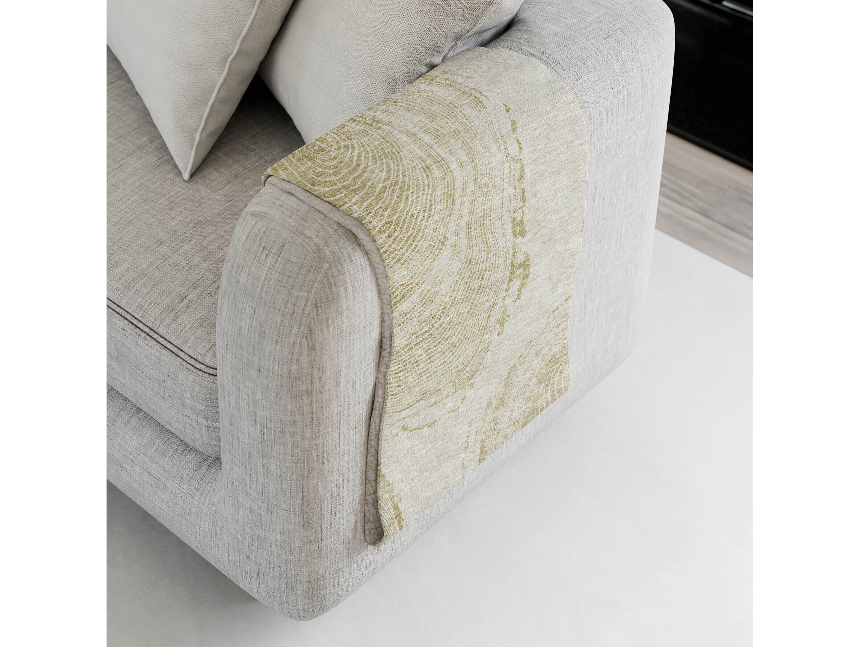 Dalyn Sherpa Brown Polyester Throw