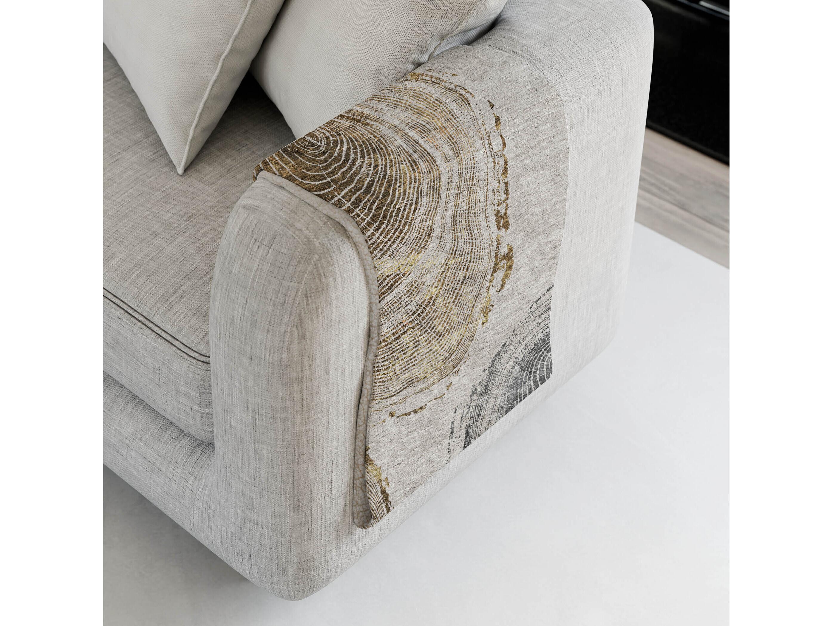 Dalyn Sherpa Brown Polyester Throw