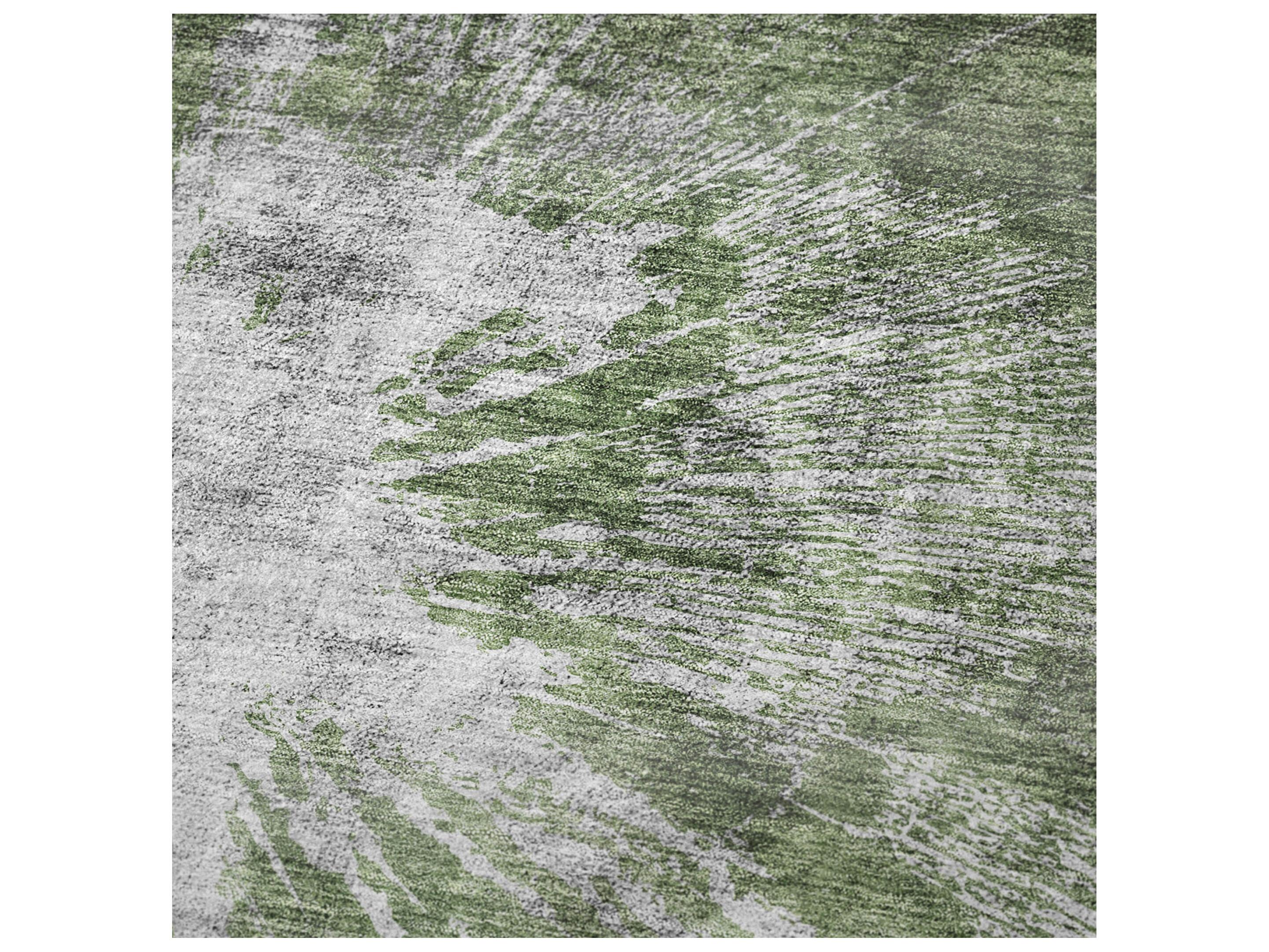 Dalyn Sherpa Green Polyester Throw
