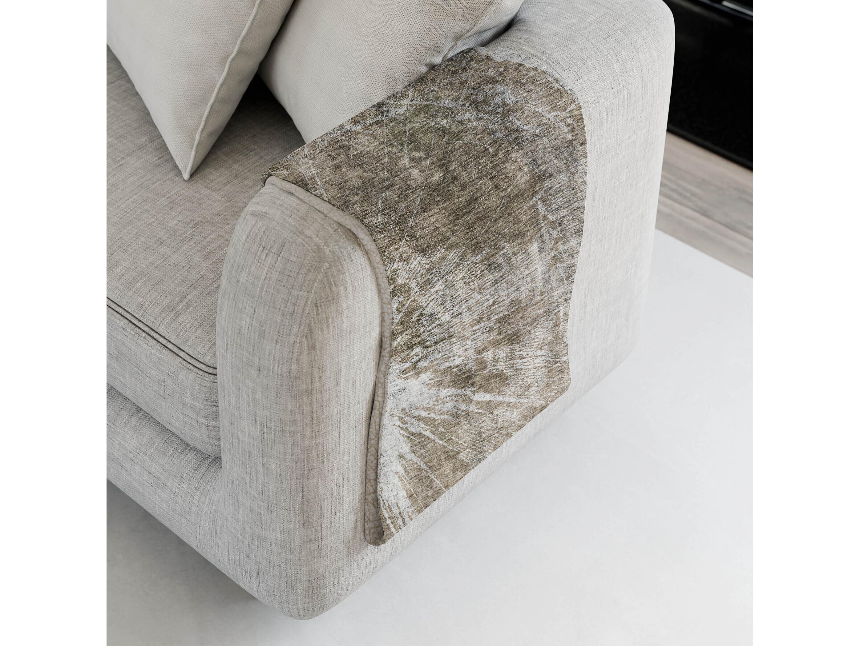 Dalyn Sherpa Brown Polyester Throw