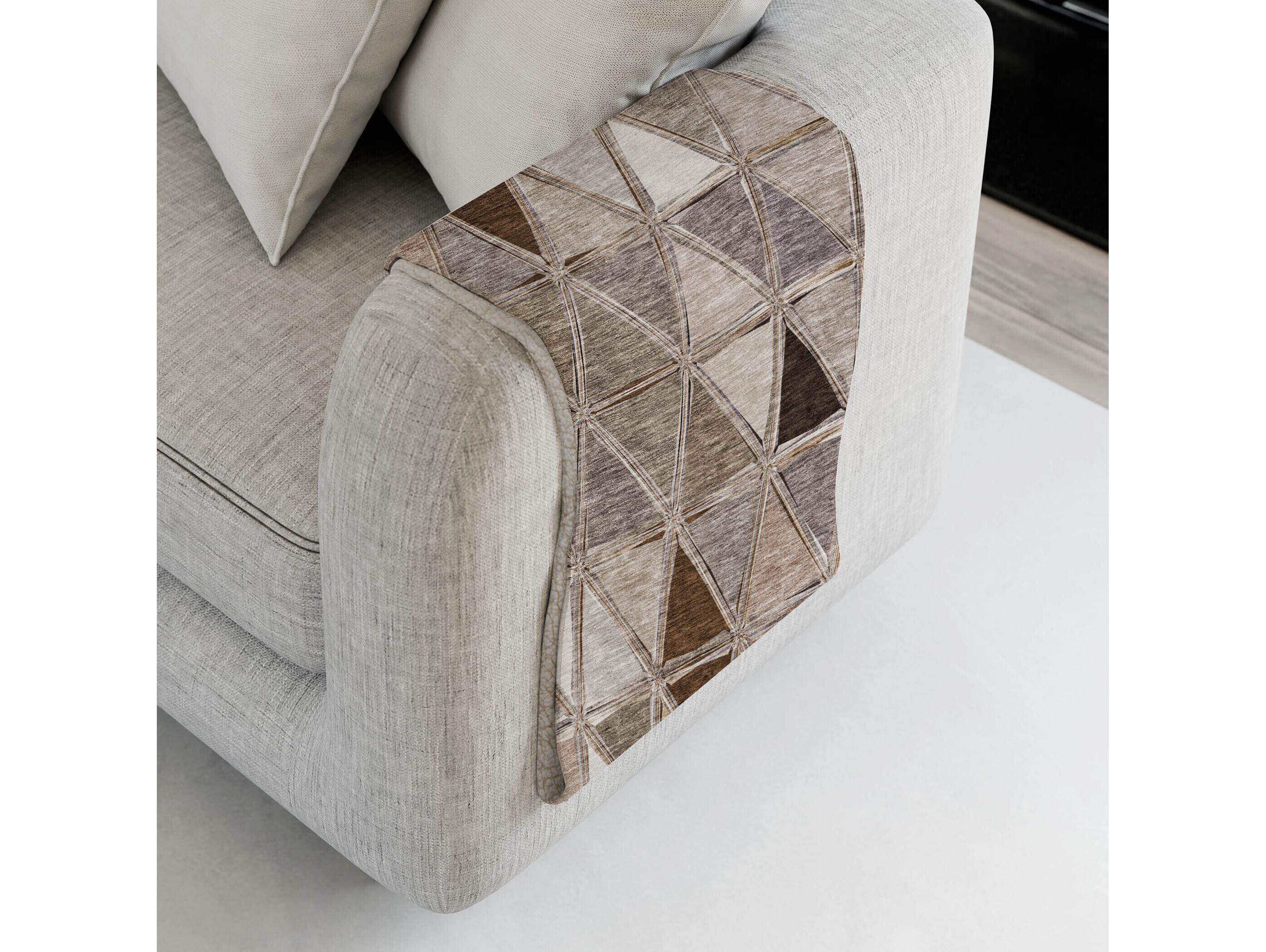 Dalyn Sherpa Brown Polyester Throw