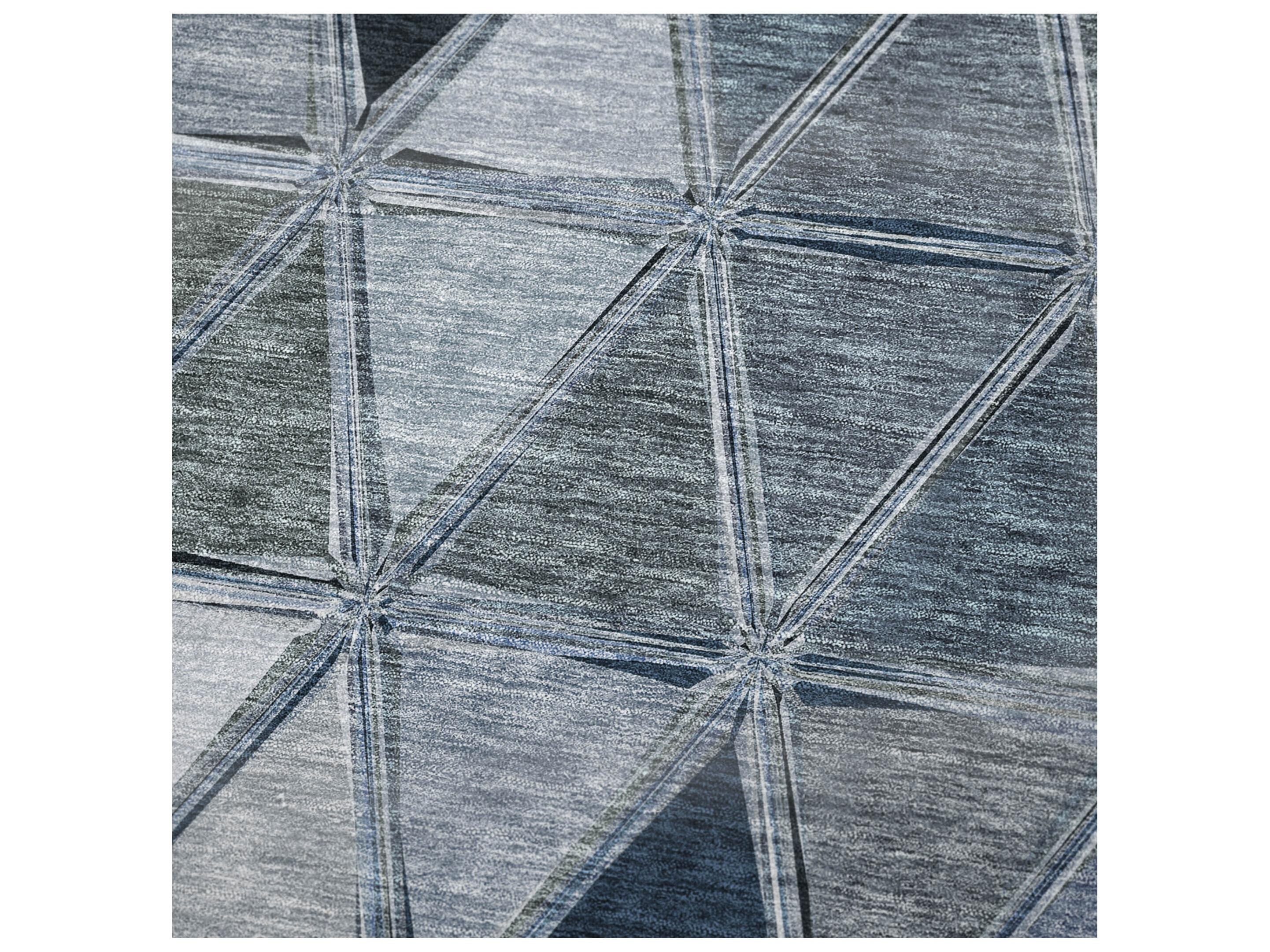 Dalyn Sherpa Blue Polyester Throw