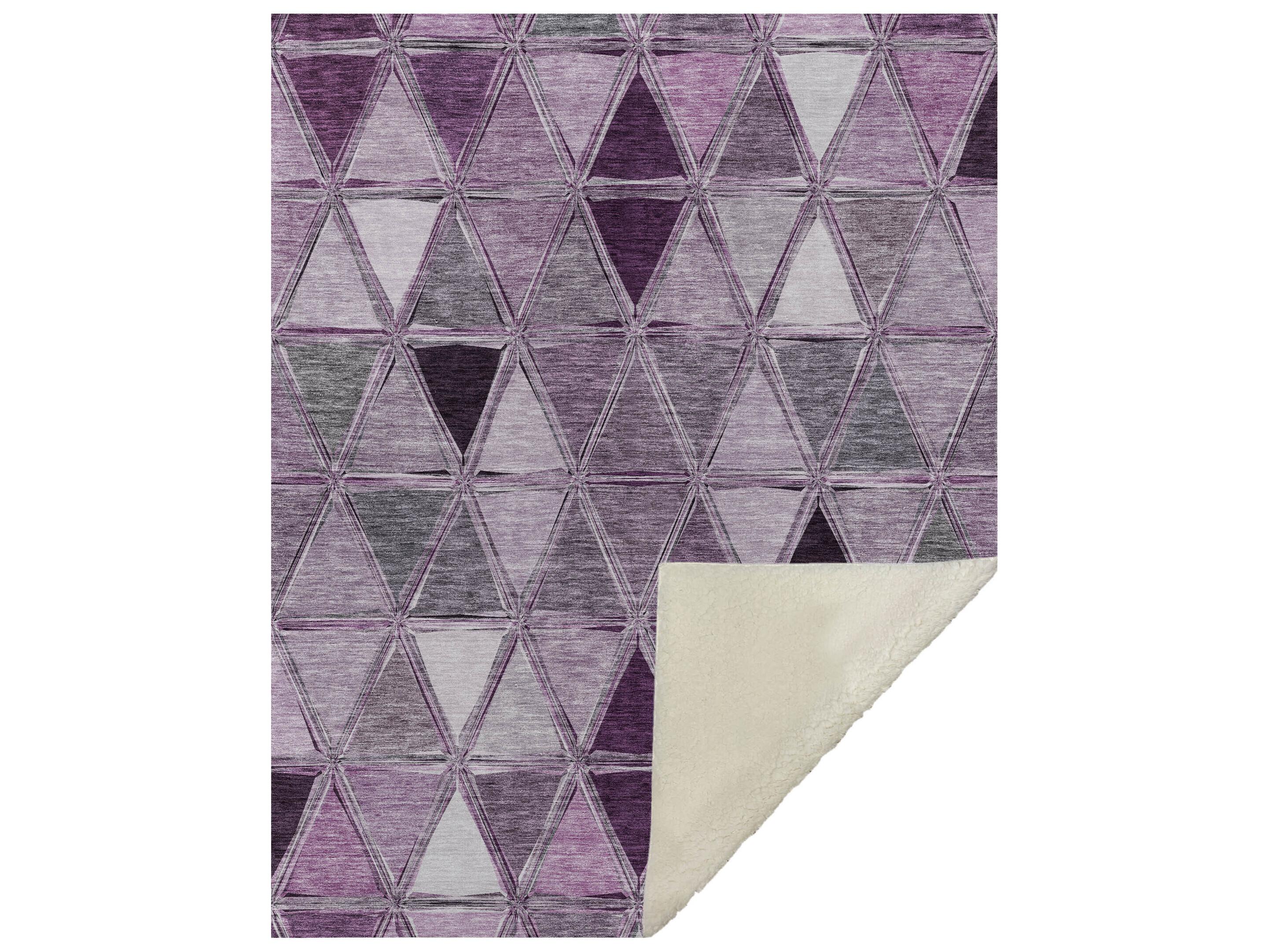 Dalyn Sherpa Red Polyester Throw