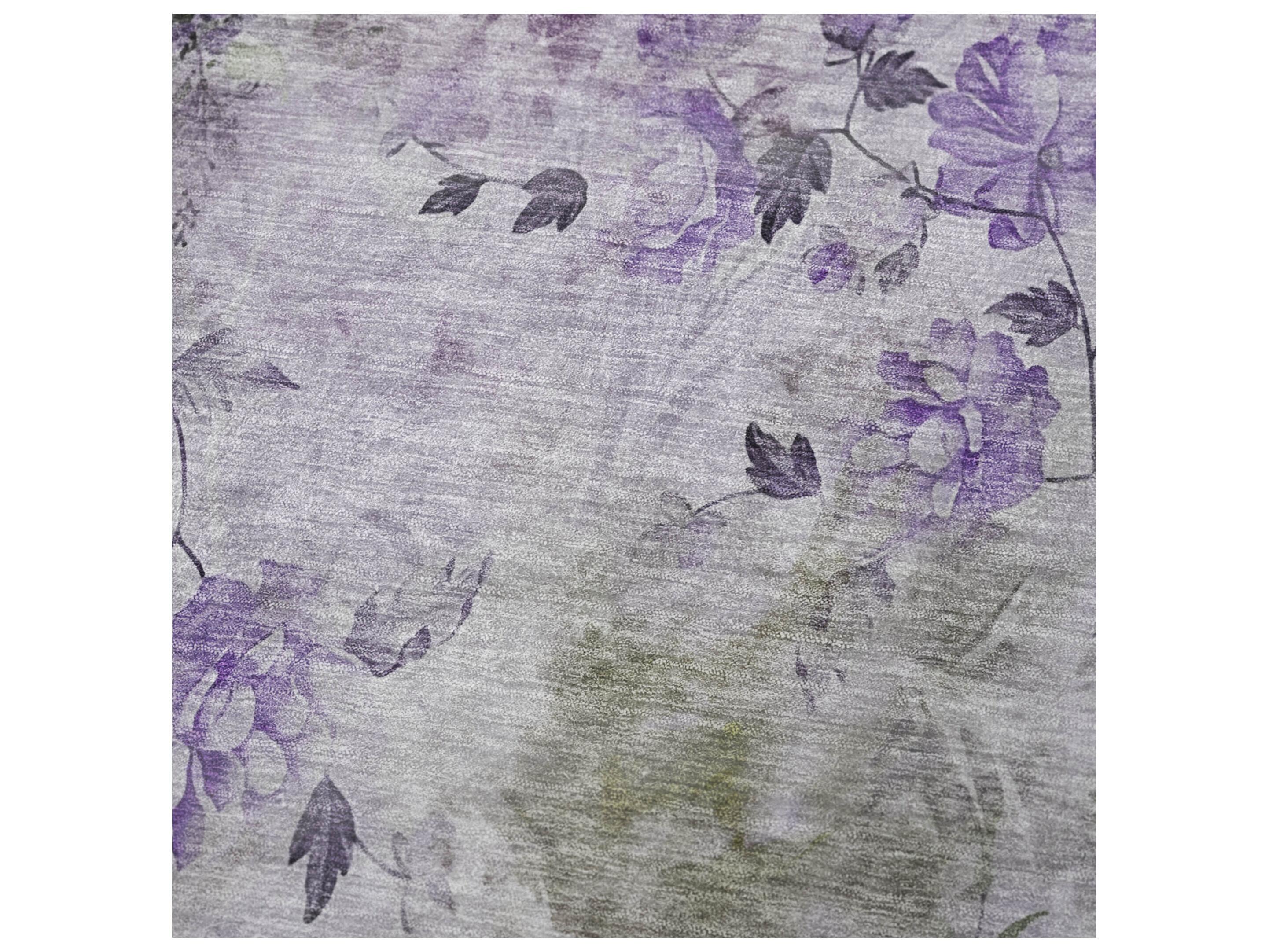 Dalyn Sherpa Purple Polyester Throw