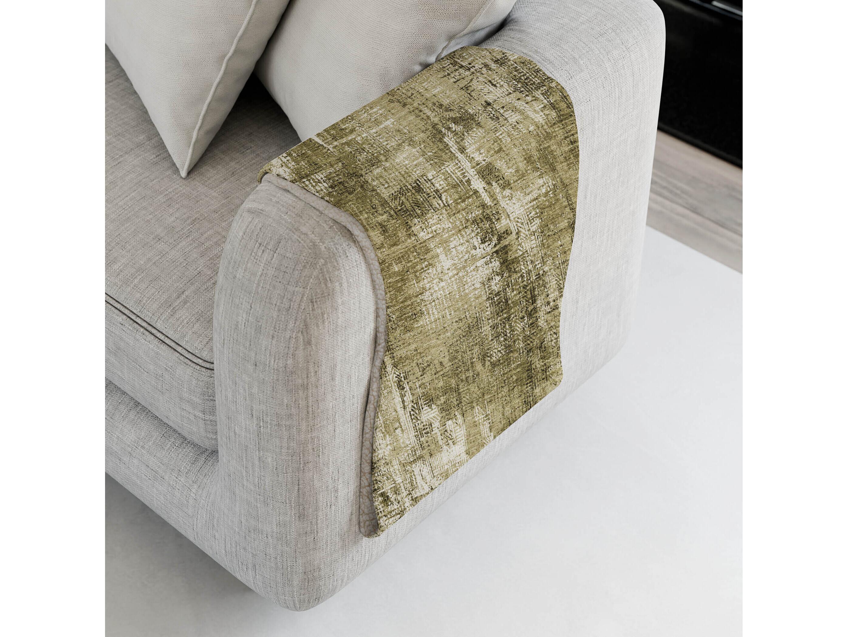 Dalyn Sherpa Brown Polyester Throw