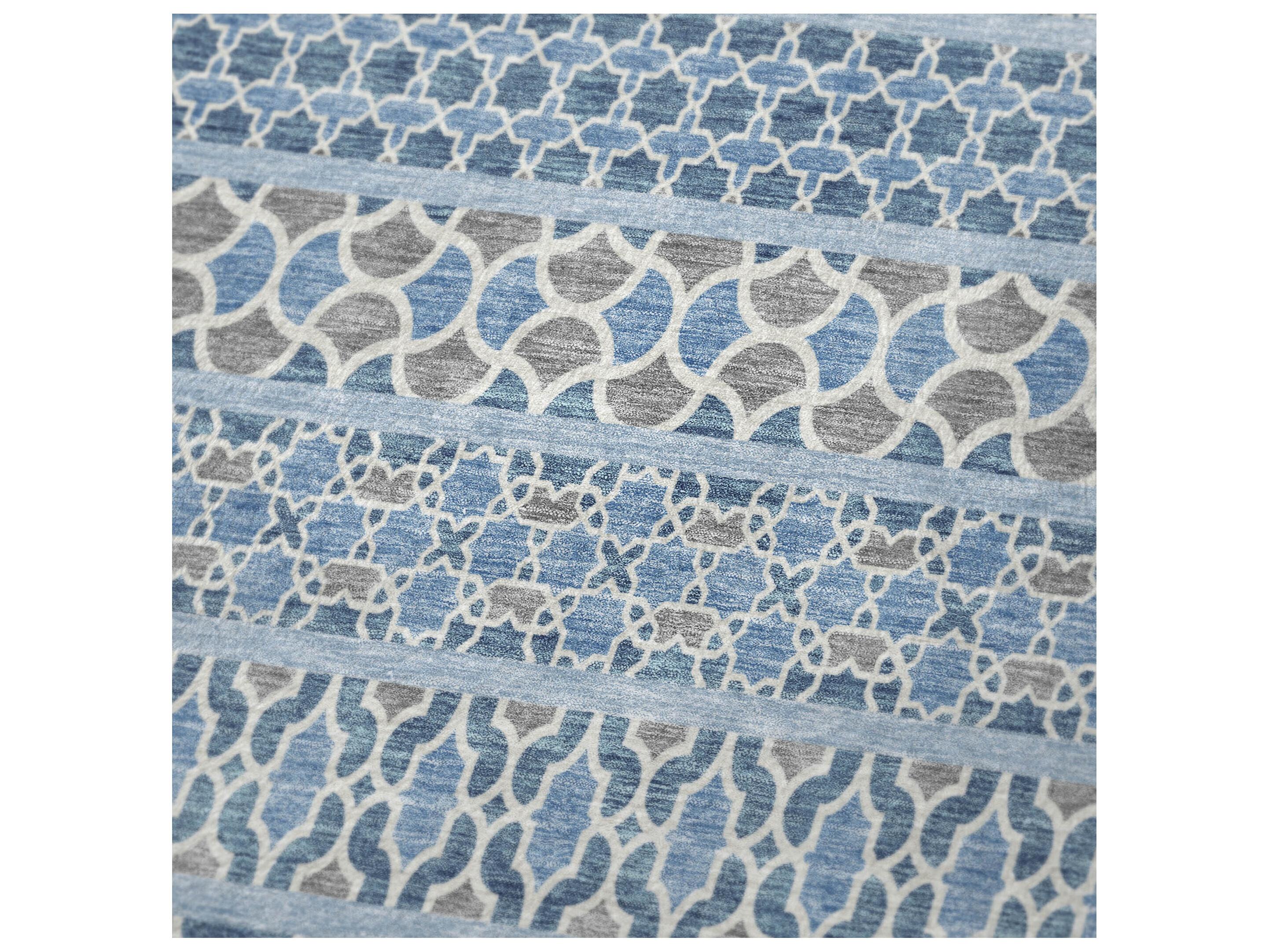 Dalyn Sherpa Blue Polyester Throw