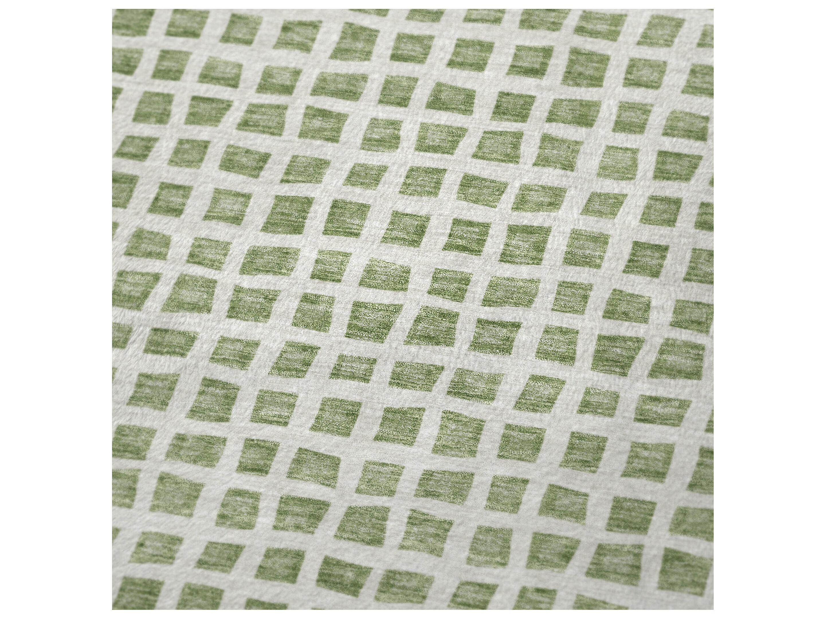 Dalyn Sherpa Green Polyester Throw